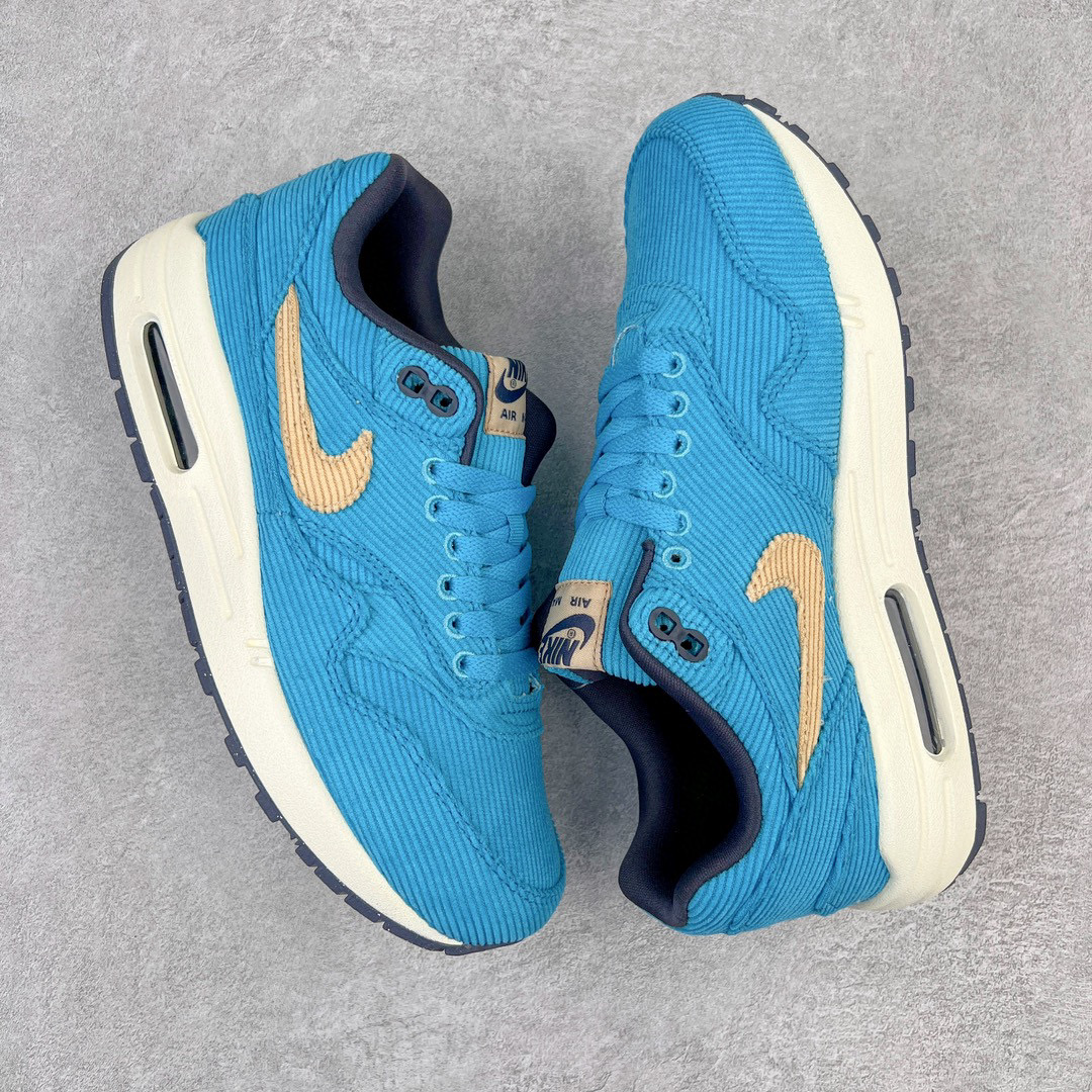  Air Max 1 PRM BALTIC bLUR 低筒 减震运动鞋 耐磨透气 休闲鞋 板鞋 男鞋 女鞋 蓝色 FB8915-400