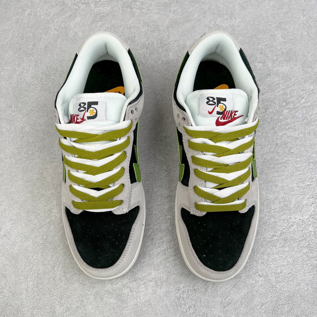  Nike Dunk Low SE 85 双层 Swoosh 黑绿橄榄 低筒 复古板鞋 休闲鞋 男鞋 女鞋 