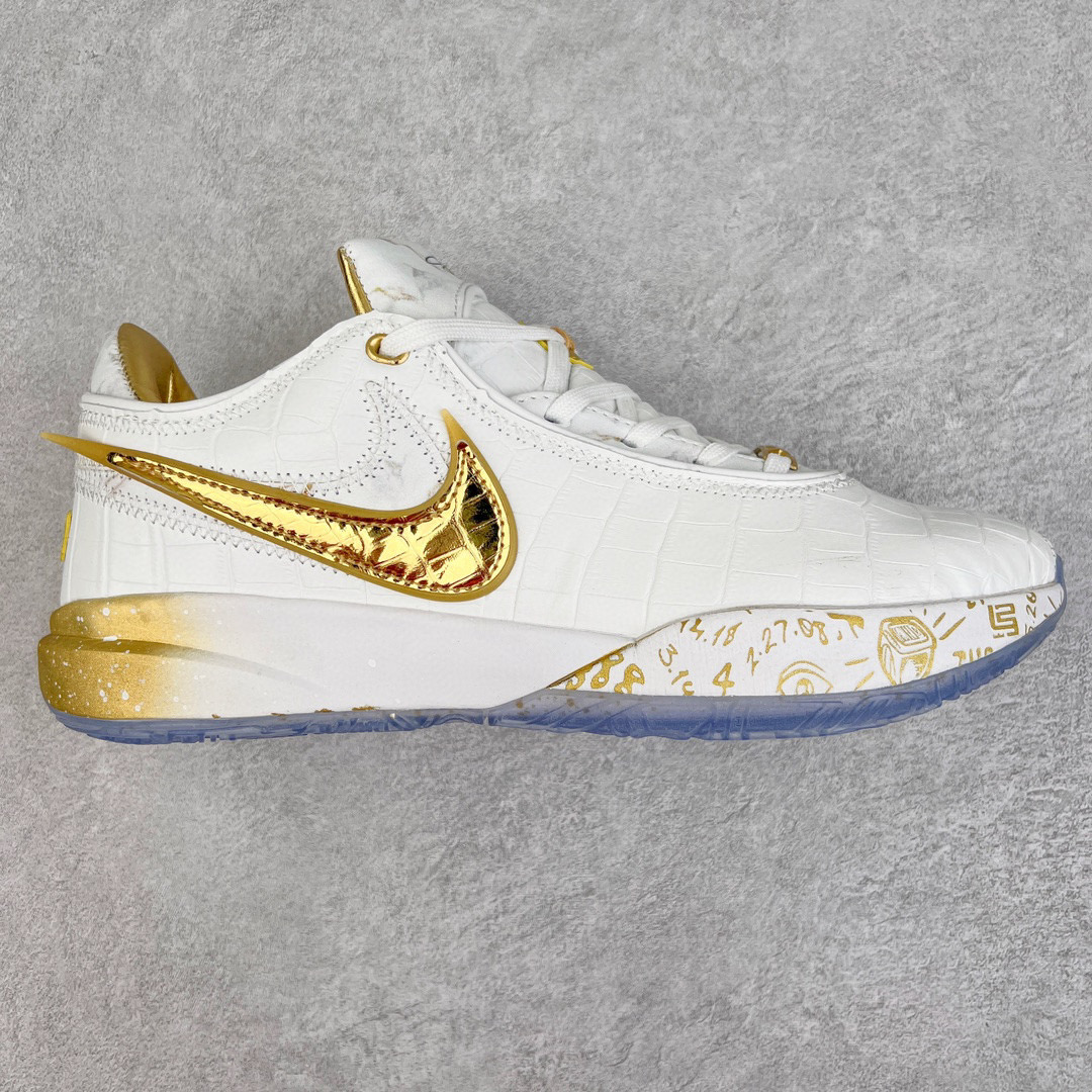  Nike LeBron 20  詹姆斯 20  低筒 前TURBO 后掌ZOOM  双气垫  篮球鞋 实战鞋 运动鞋 球鞋 男鞋 白金