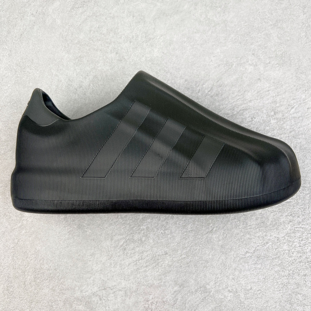 Adidas AdiFOM Superstar 防滑耐磨轻便 休闲鞋 拖鞋 室外 低筒 男女同款 黑色 GZ2619 