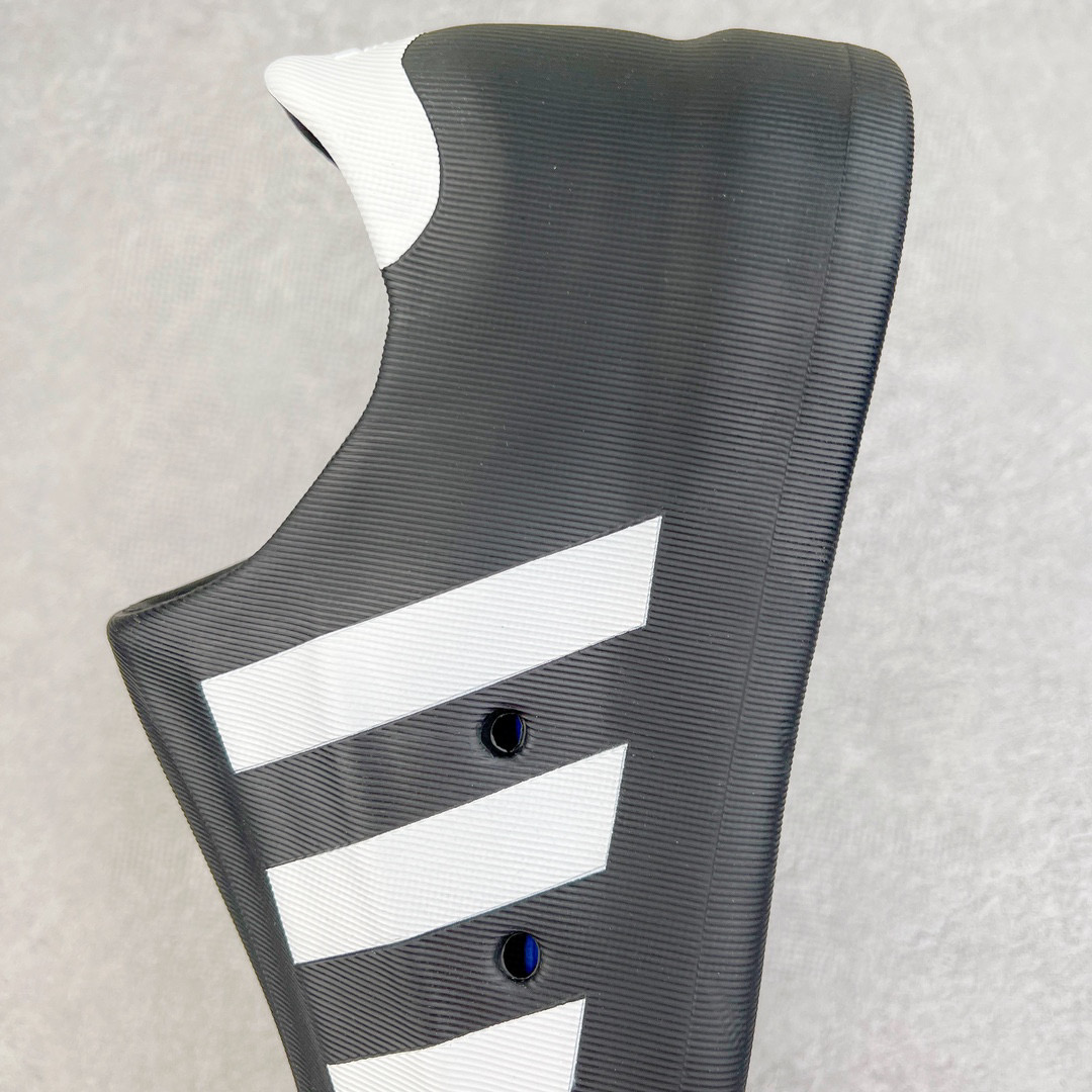 Adidas AdiFOM Superstar 防滑耐磨轻便 休闲鞋 拖鞋 室外 低筒 男女同款 黑白 HQ8752