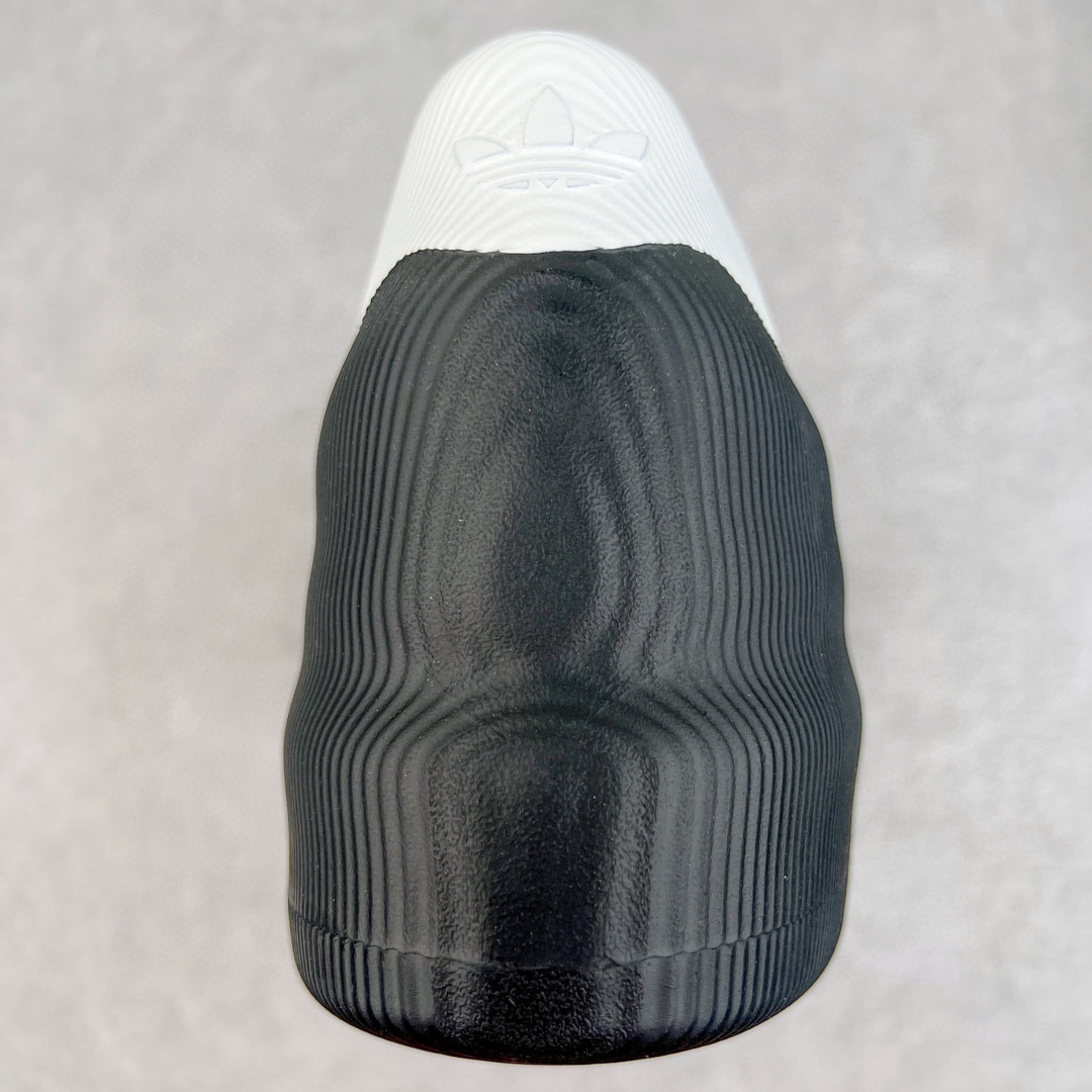 Adidas AdiFOM Superstar 防滑耐磨轻便 休闲鞋 拖鞋 室外 低筒 男女同款 黑白 HQ8752