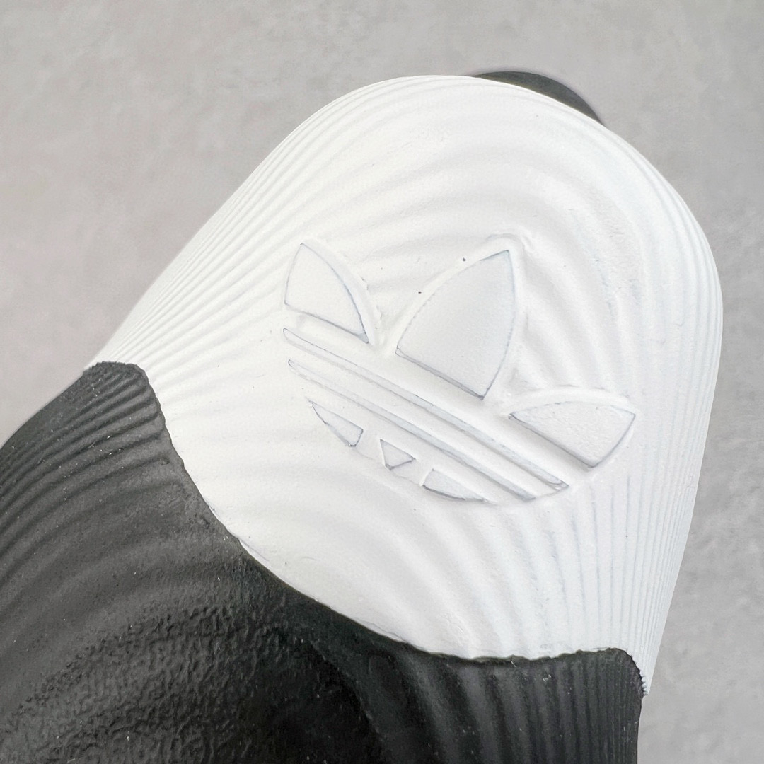 Adidas AdiFOM Superstar 防滑耐磨轻便 休闲鞋 拖鞋 室外 低筒 男女同款 黑白 HQ8752