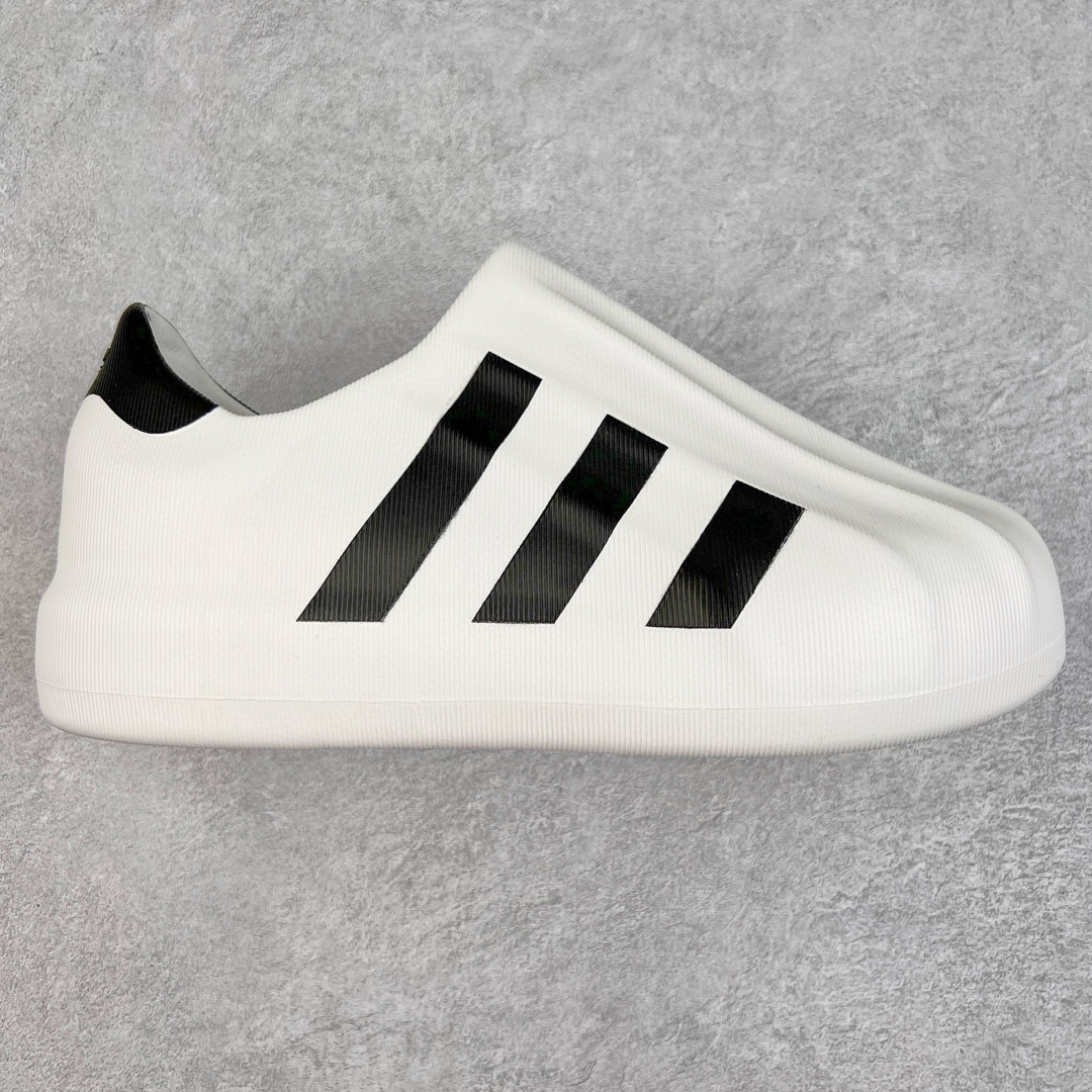 Adidas AdiFOM Superstar 防滑耐磨轻便 休闲鞋 拖鞋 室外 低筒 男女同款 白色 HQ8750