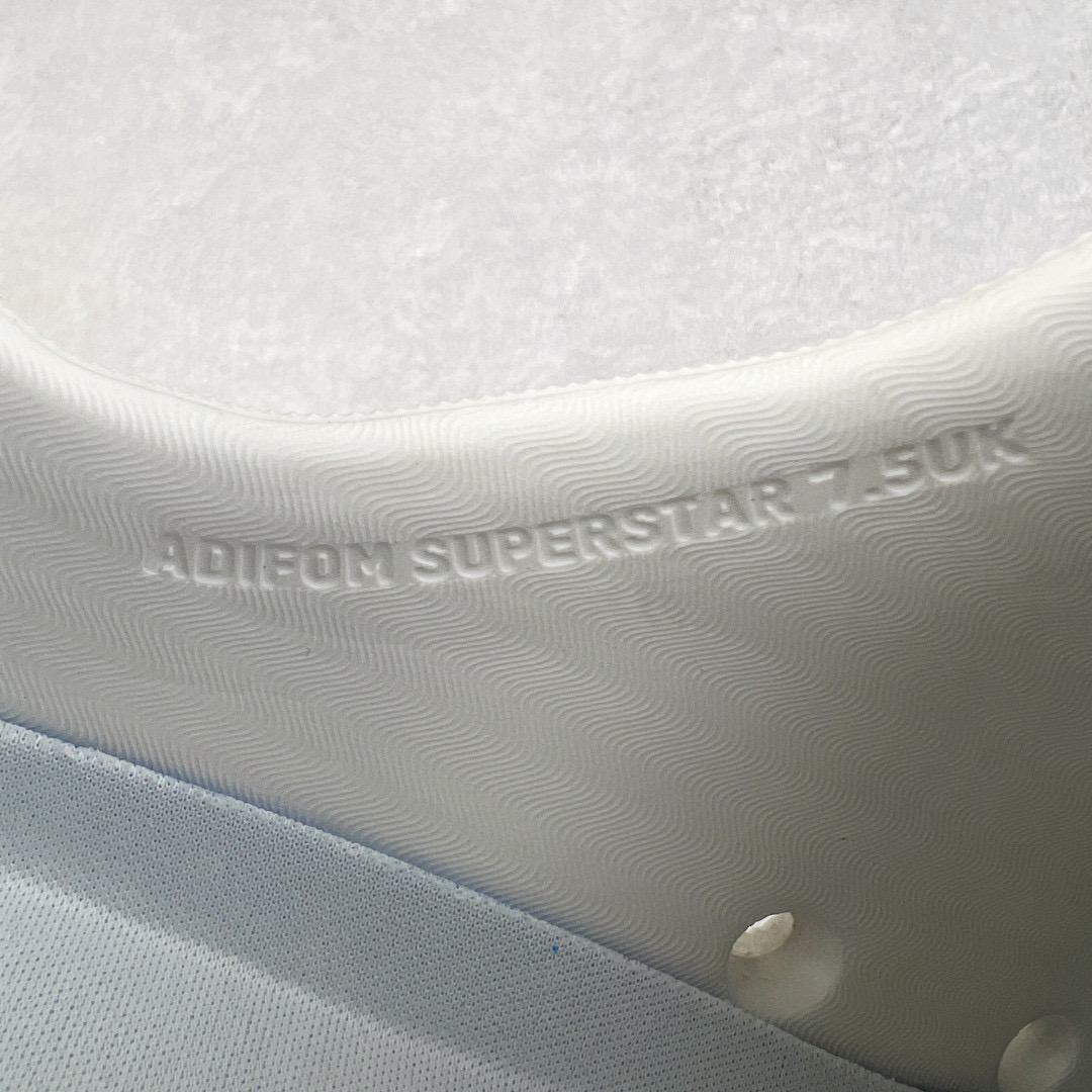 Adidas AdiFOM Superstar 防滑耐磨轻便 休闲鞋 拖鞋 室外 低筒 男女同款 白色 HQ8750