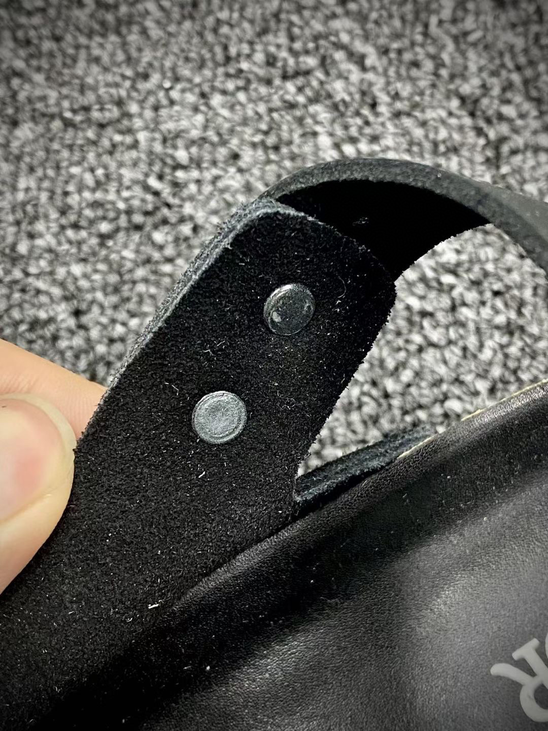 Birkenstock Dior迪奥 Tokio 勃肯 小牛皮 圆头 时尚凉拖 黑色 3SA116ZSD_H900