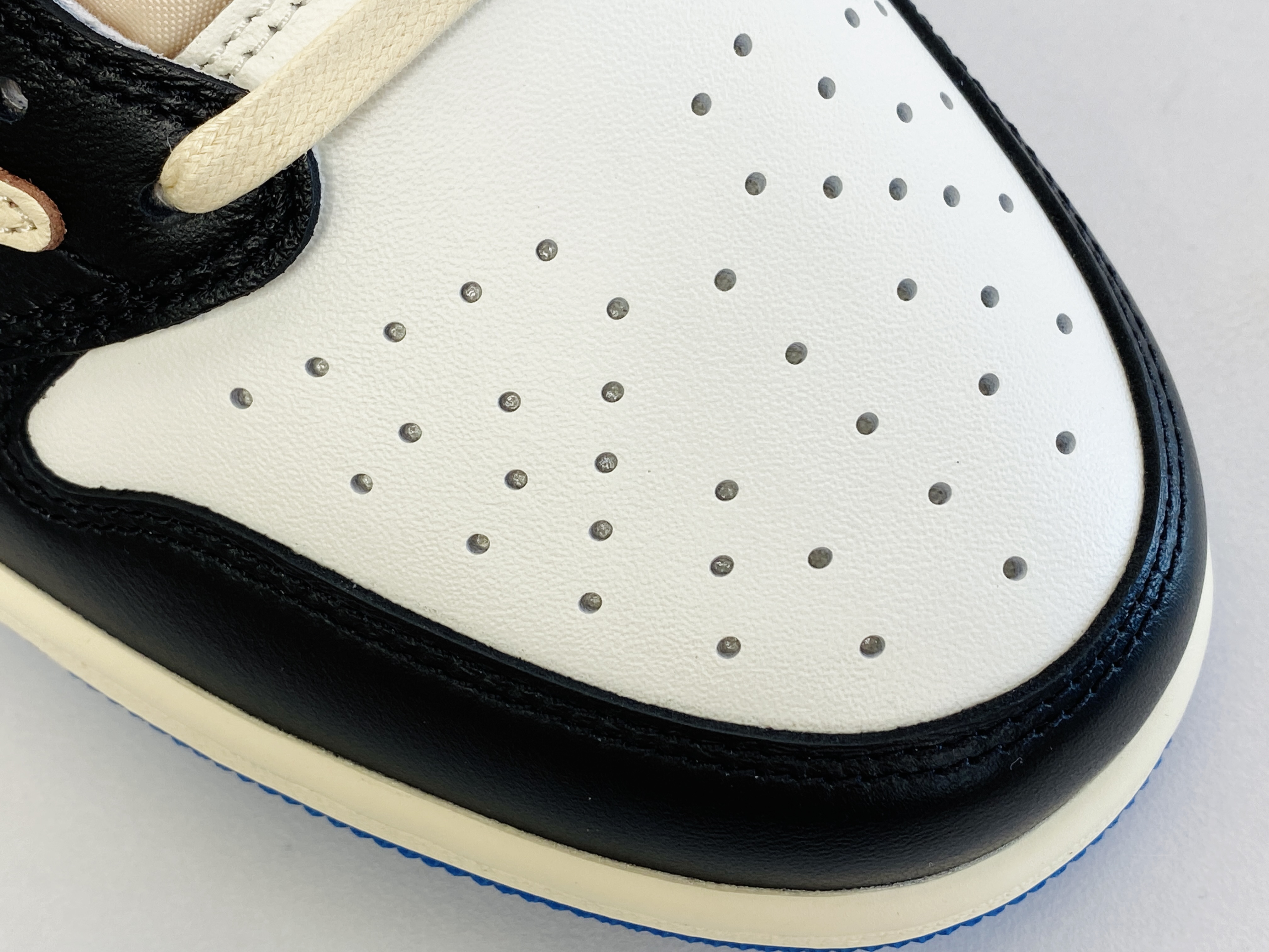 Travis Scott x Fragment Design x Air Jordan 1 AJ1 Low 闪电 倒钩 藤原浩 三方联名低筒 休闲鞋 波鞋 女鞋 男鞋 板鞋 DM7866-140