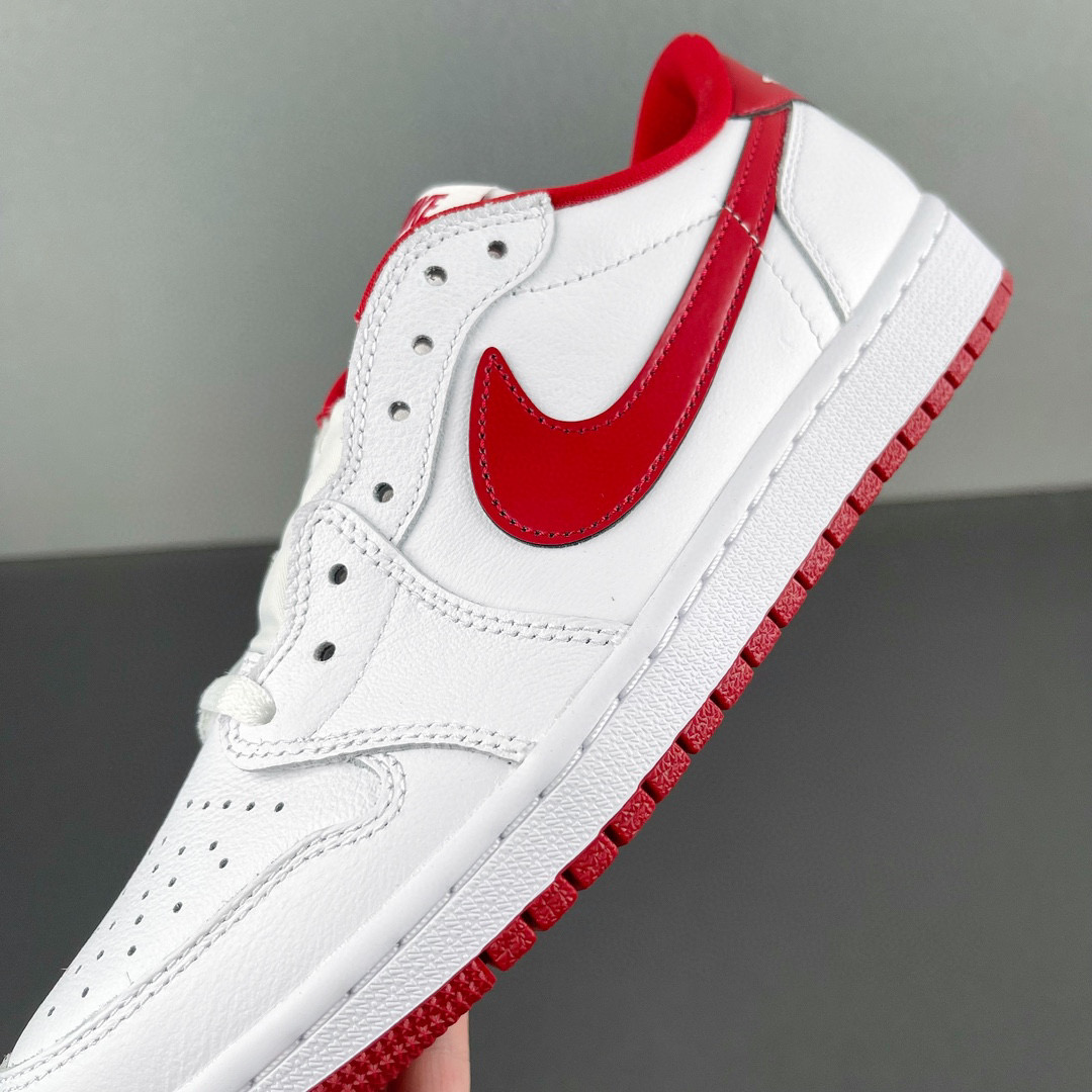 Air Jordan 1 Low OG AJ1 White Varsity Red 低筒 板鞋 轻便休闲鞋 男鞋 波鞋 复古篮球鞋 白红 705329-100