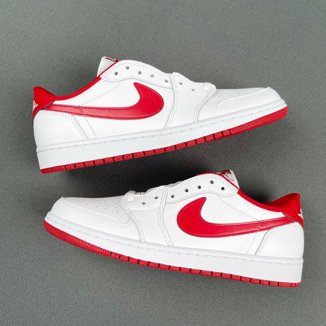 Air Jordan 1 Low OG AJ1 White Varsity Red 低筒 板鞋 轻便休闲鞋 男鞋 波鞋 复古篮球鞋 白红 705329-100