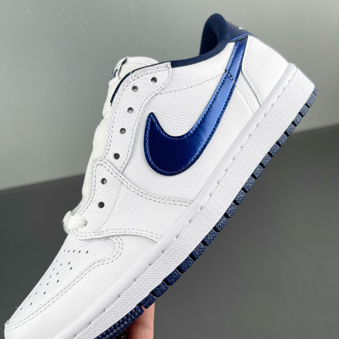 Air Jordan 1 Low OG AJ1 Metallic  低筒 板鞋 轻便休闲鞋 男鞋 波鞋 复古篮球鞋 白蓝 705329-106