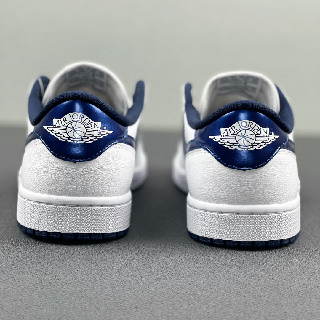 Air Jordan 1 Low OG AJ1 Metallic  低筒 板鞋 轻便休闲鞋 男鞋 波鞋 复古篮球鞋 白蓝 705329-106
