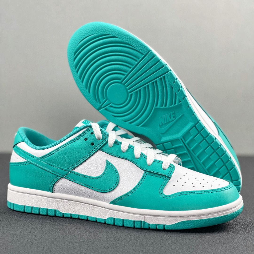 Dunk Low Clear Jade  低筒 休闲鞋 板鞋 男鞋 女鞋 波鞋 汽水 撕撕乐 白绿 蒂芙尼绿 DV0833-101