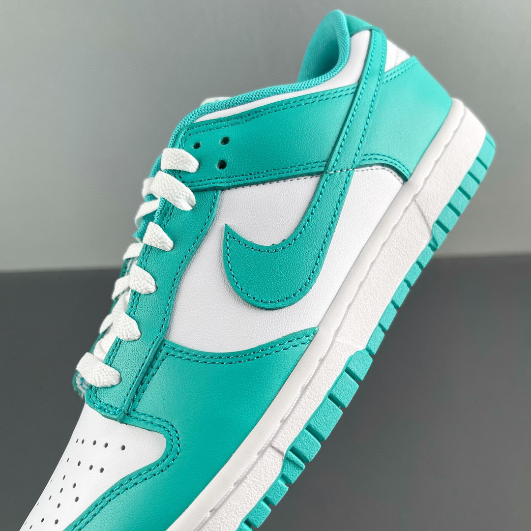  Dunk Low Clear Jade  低筒 休闲鞋 板鞋 男鞋 女鞋 波鞋 汽水 撕撕乐 白绿 蒂芙尼绿 DV0833-101