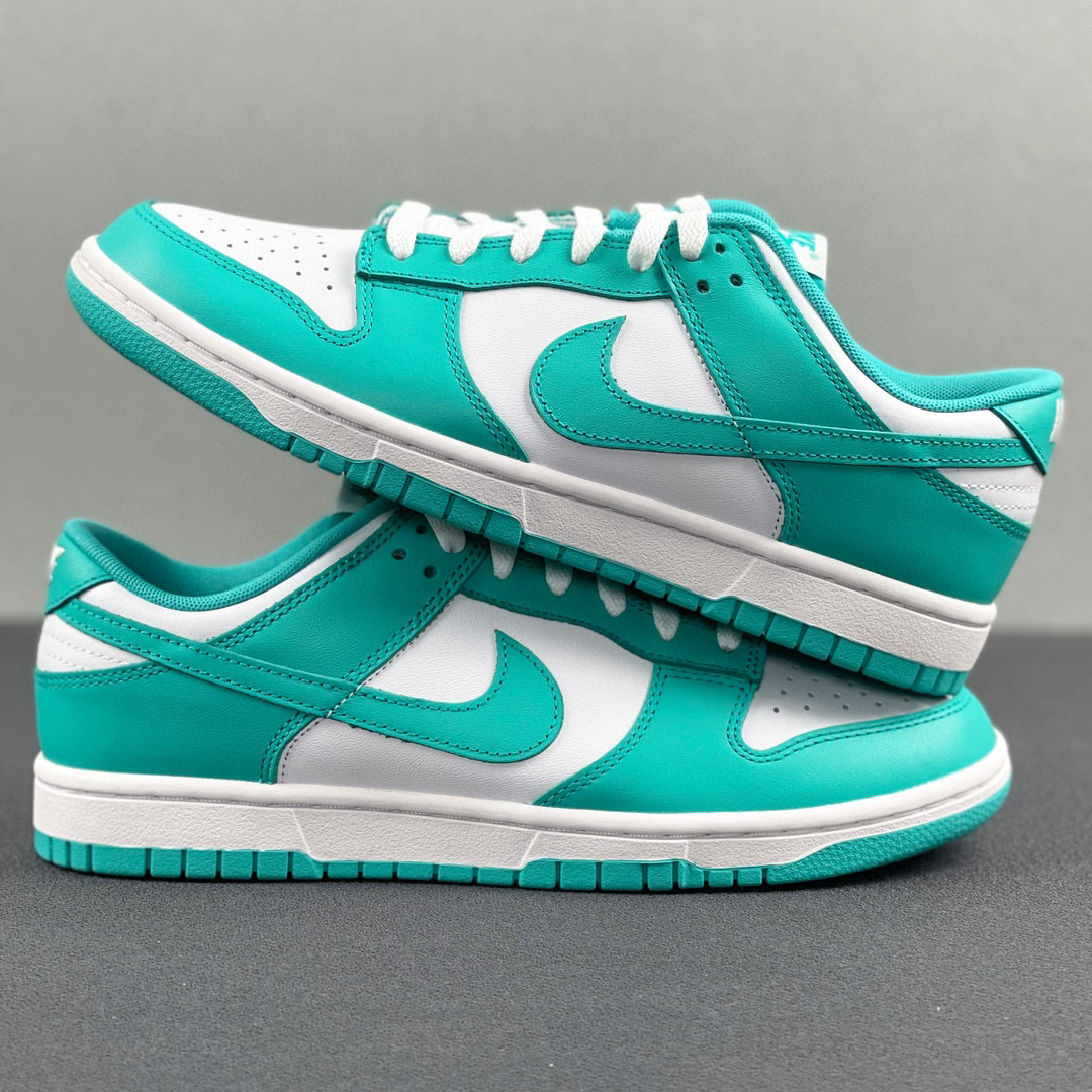  Dunk Low Clear Jade  低筒 休闲鞋 板鞋 男鞋 女鞋 波鞋 汽水 撕撕乐 白绿 蒂芙尼绿 DV0833-101