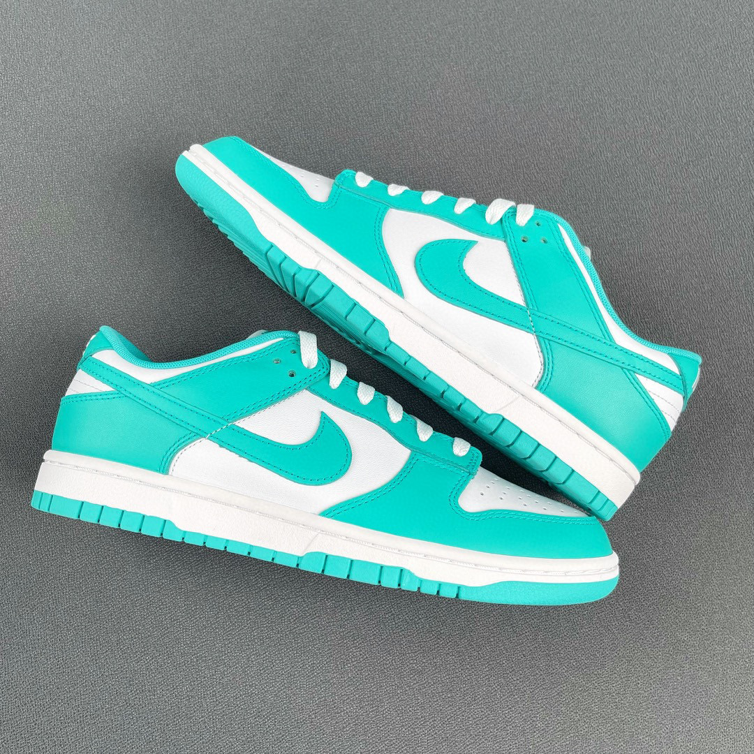  Dunk Low Clear Jade  低筒 休闲鞋 板鞋 男鞋 女鞋 波鞋 汽水 撕撕乐 白绿 蒂芙尼绿 DV0833-101