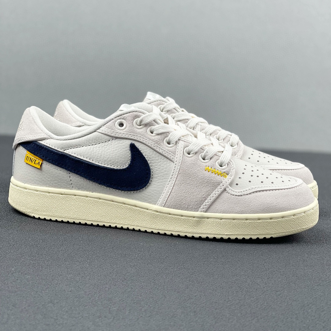 Union LA Air Jordan 1 Low  AJ1 KO Sail  低筒 板鞋 轻便休闲鞋 男鞋 波鞋 复古篮球鞋 米白  DO8912-100
