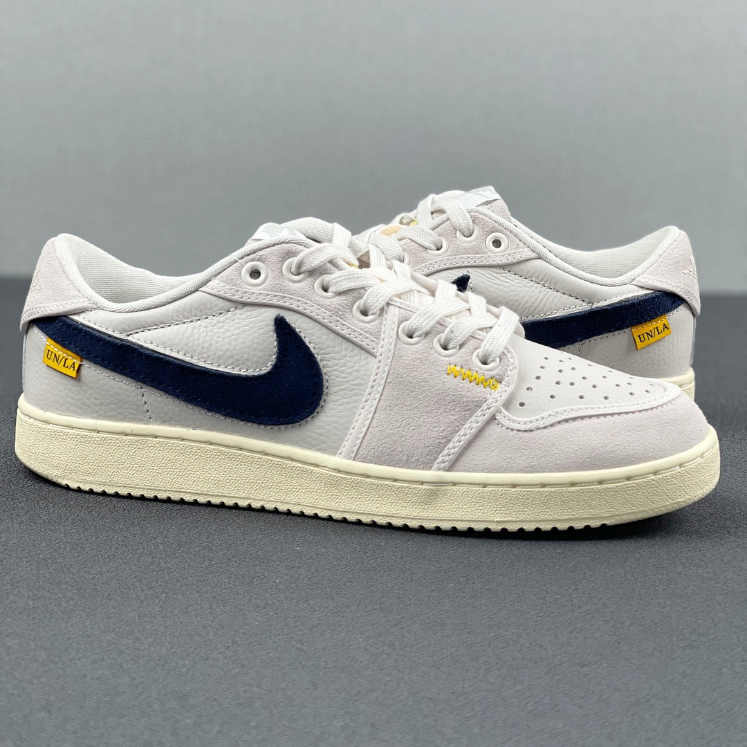 Union LA Air Jordan 1 Low  AJ1 KO Sail  低筒 板鞋 轻便休闲鞋 男鞋 波鞋 复古篮球鞋 米白  DO8912-100