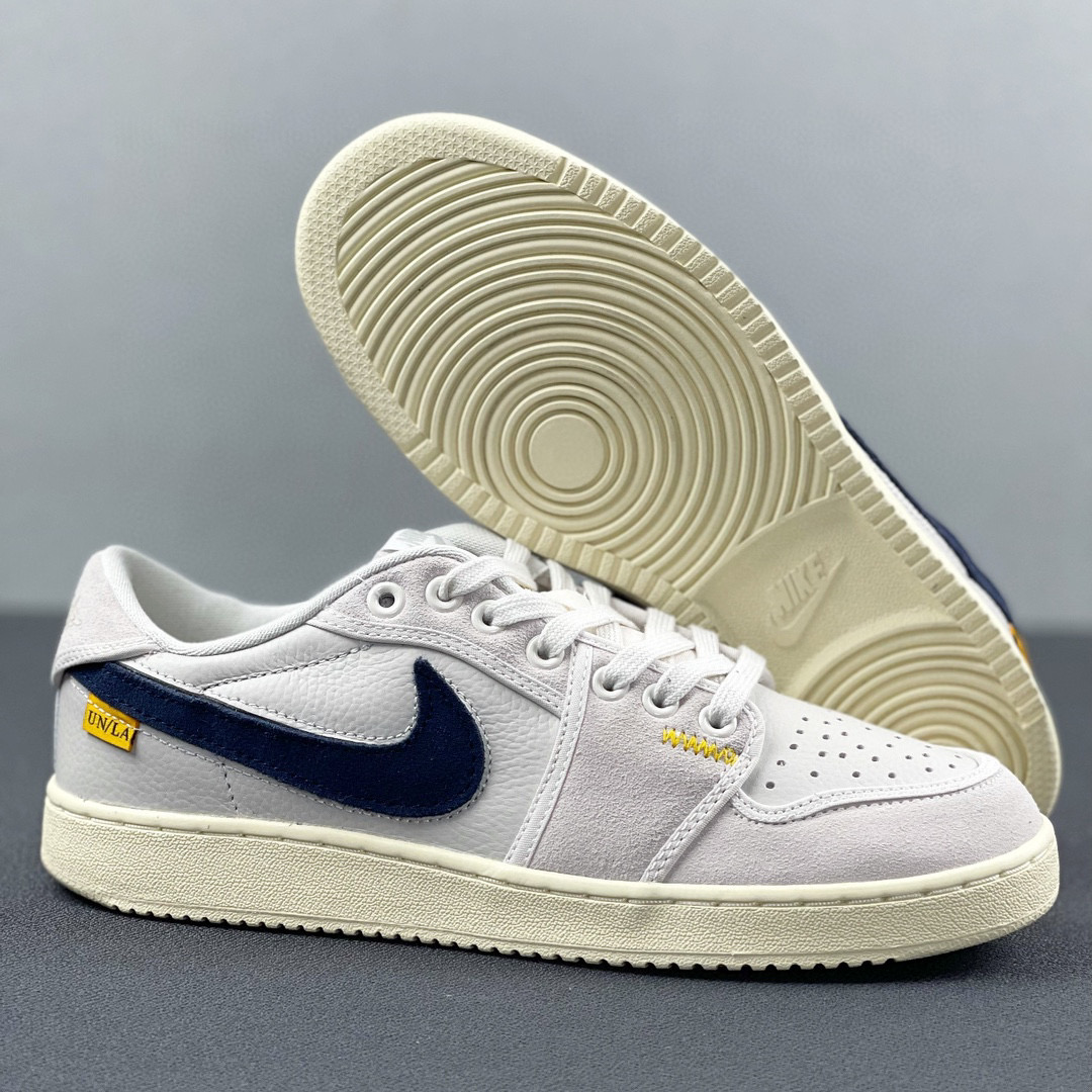 Union LA Air Jordan 1 Low  AJ1 KO Sail  低筒 板鞋 轻便休闲鞋 男鞋 波鞋 复古篮球鞋 米白  DO8912-100