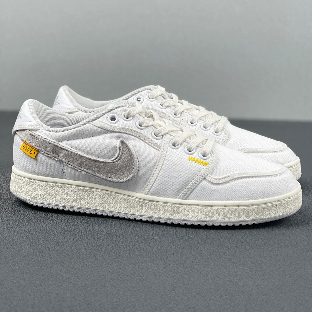 Union LA Air Jordan 1 Low  AJ1 White 低筒 板鞋 轻便休闲鞋 男鞋 波鞋 复古篮球鞋 白色 DO8912-101