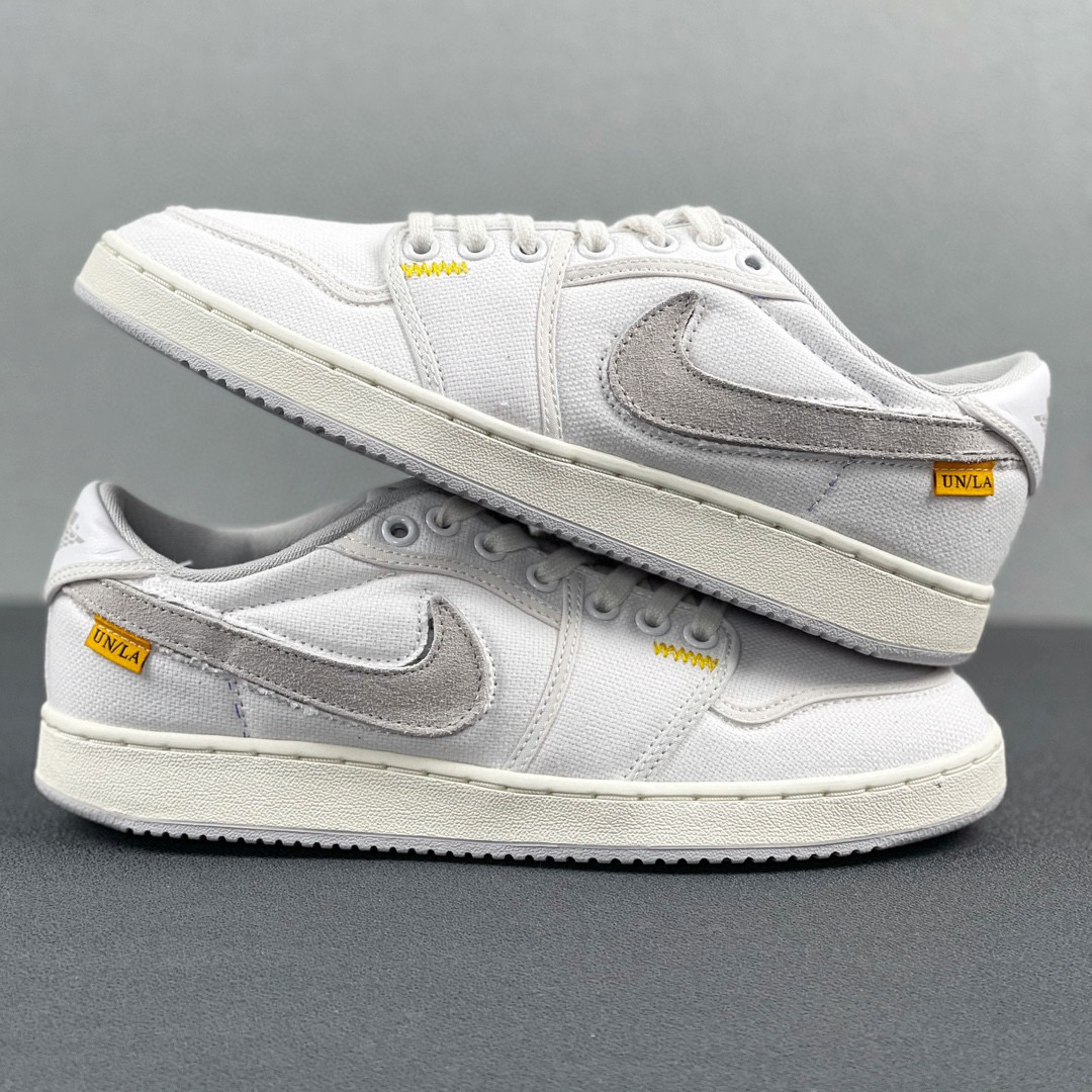 Union LA Air Jordan 1 Low  AJ1 White 低筒 板鞋 轻便休闲鞋 男鞋 波鞋 复古篮球鞋 白色 DO8912-101