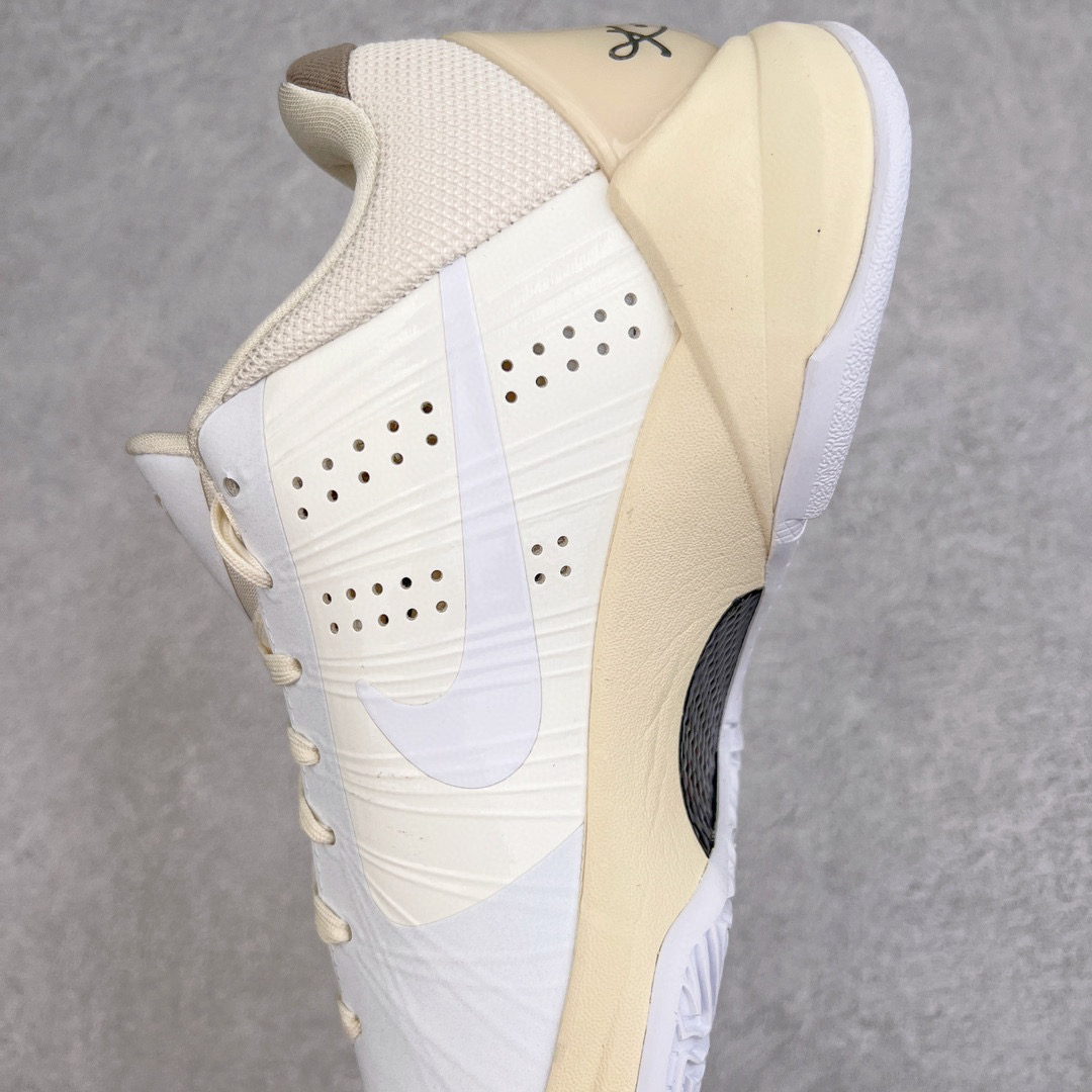 客制 S2外贸 Kobe5  OFF-White  科比 5  前掌气垫 后掌EVA 籃球鞋 球鞋 實戰鞋  真碳板  米黄 DB4796-101