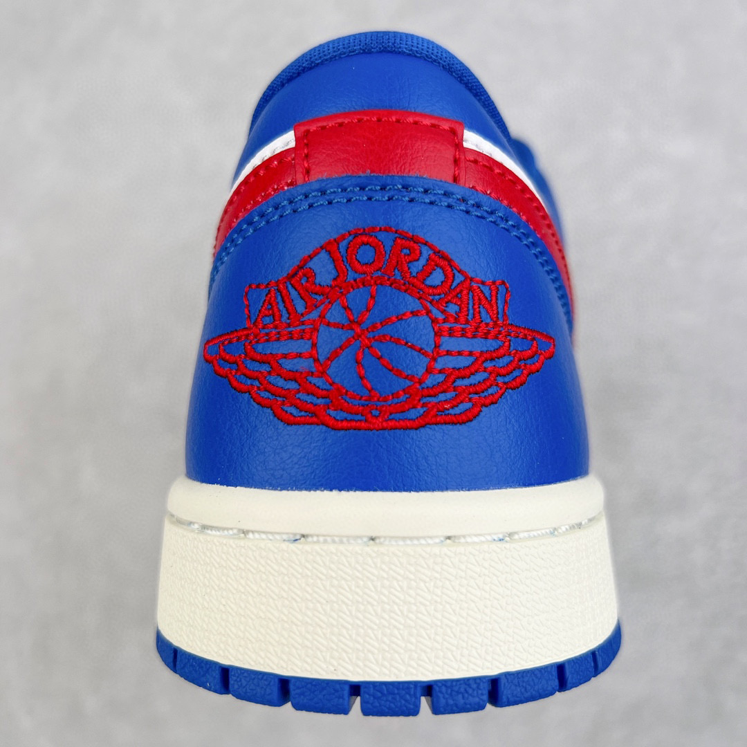 Air Jordan 1  Low AJ1 蓝红白 低筒 复古 轻便 板鞋 休闲鞋 波鞋 男鞋 女鞋 DC0774-416
