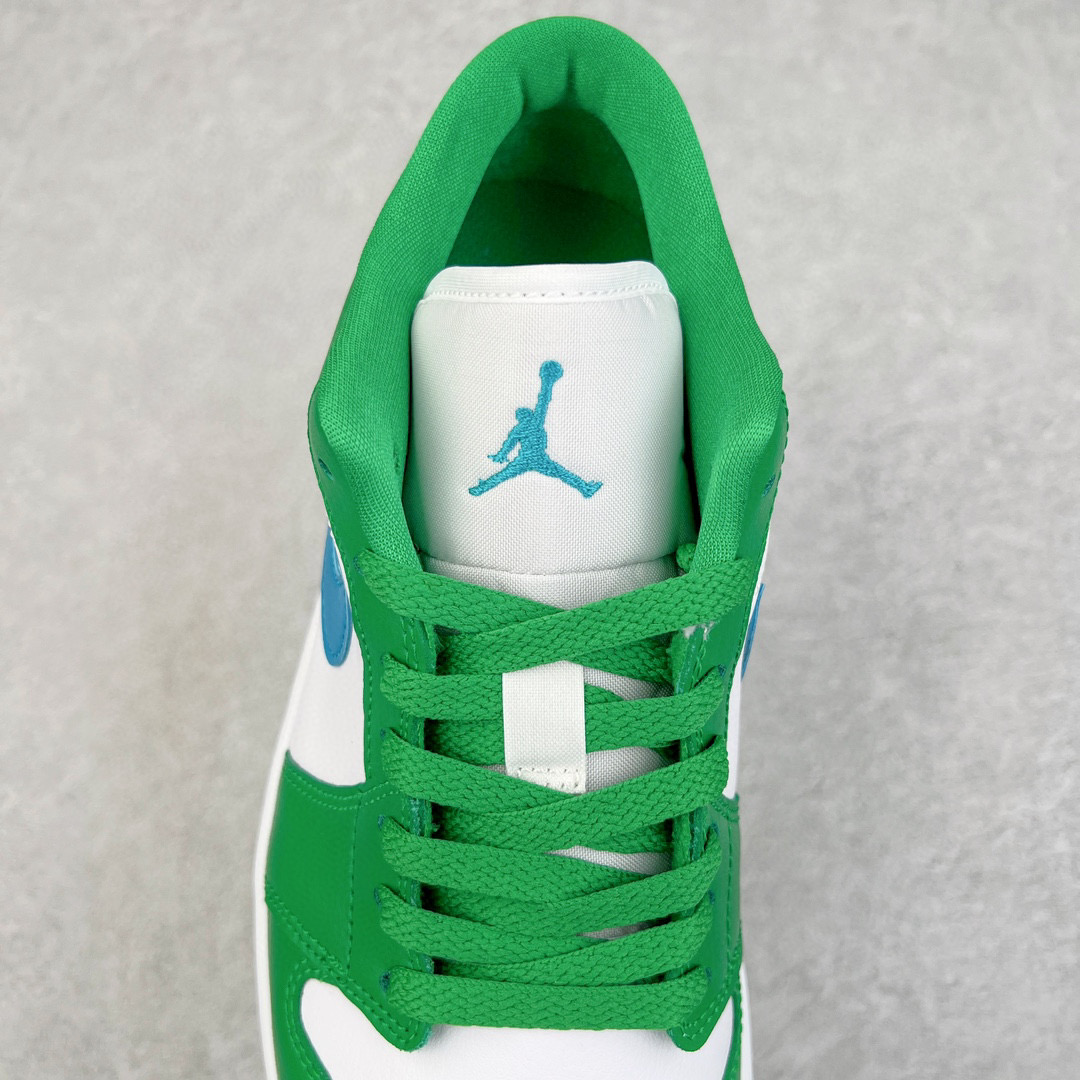 Air Jordan 1  Low AJ1 白绿蓝 低筒 复古 轻便 板鞋 休闲鞋 波鞋 男鞋 女鞋 DC0774-304