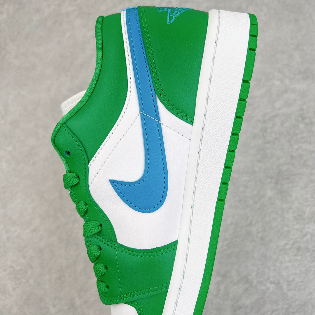 Air Jordan 1  Low AJ1 白绿蓝 低筒 复古 轻便 板鞋 休闲鞋 波鞋 男鞋 女鞋 DC0774-304