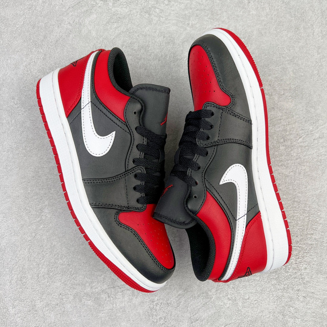  Air Jordan 1  Low AJ1 黑红白 低筒 复古 轻便 板鞋 休闲鞋 波鞋 男鞋 女鞋 553558-066