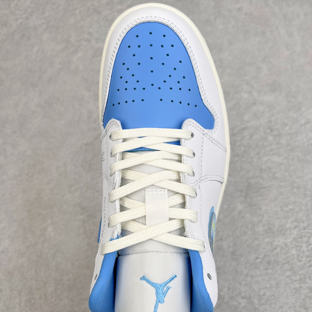  Air Jordan 1  Low AJ1 白蓝涂鸦  低筒 复古 轻便 板鞋 休闲鞋 波鞋 男鞋 女鞋FJ7219-441