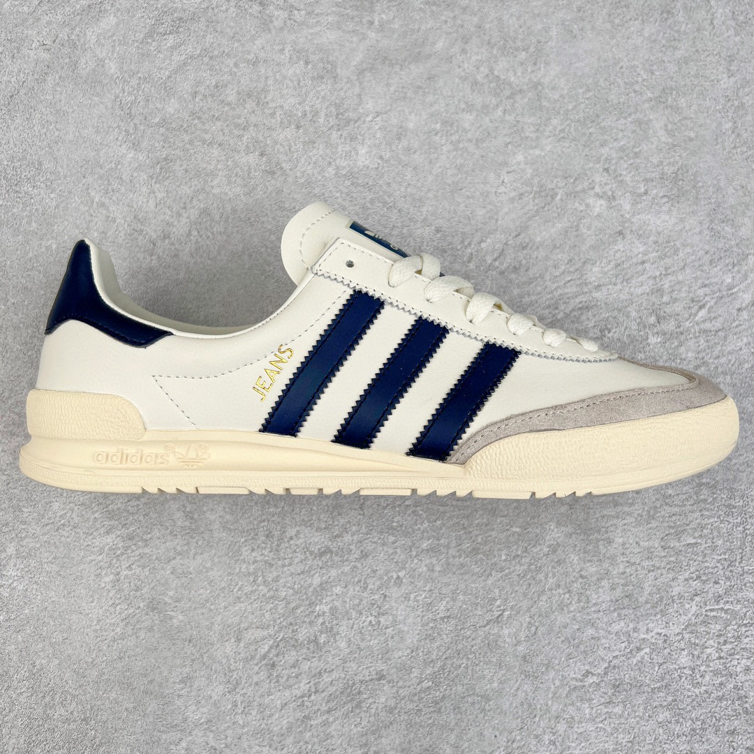 Adidas originals Jeans  低筒 潮流休闲 复古板鞋 休闲鞋 男鞋 女鞋 白藍  GY7436