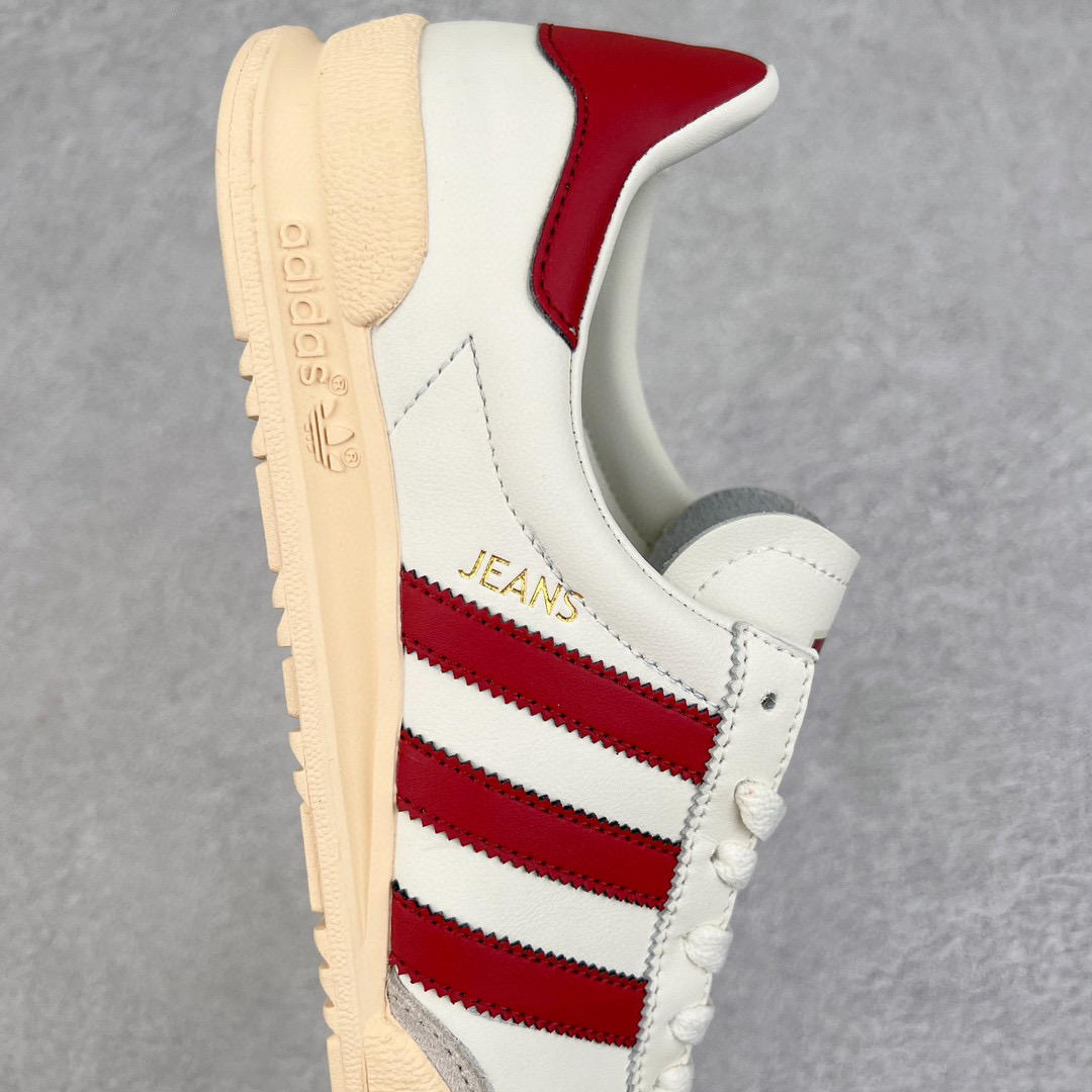 Adidas originals Jeans  低筒 潮流休闲 复古板鞋 休闲鞋 男鞋 女鞋 米红 GY7437