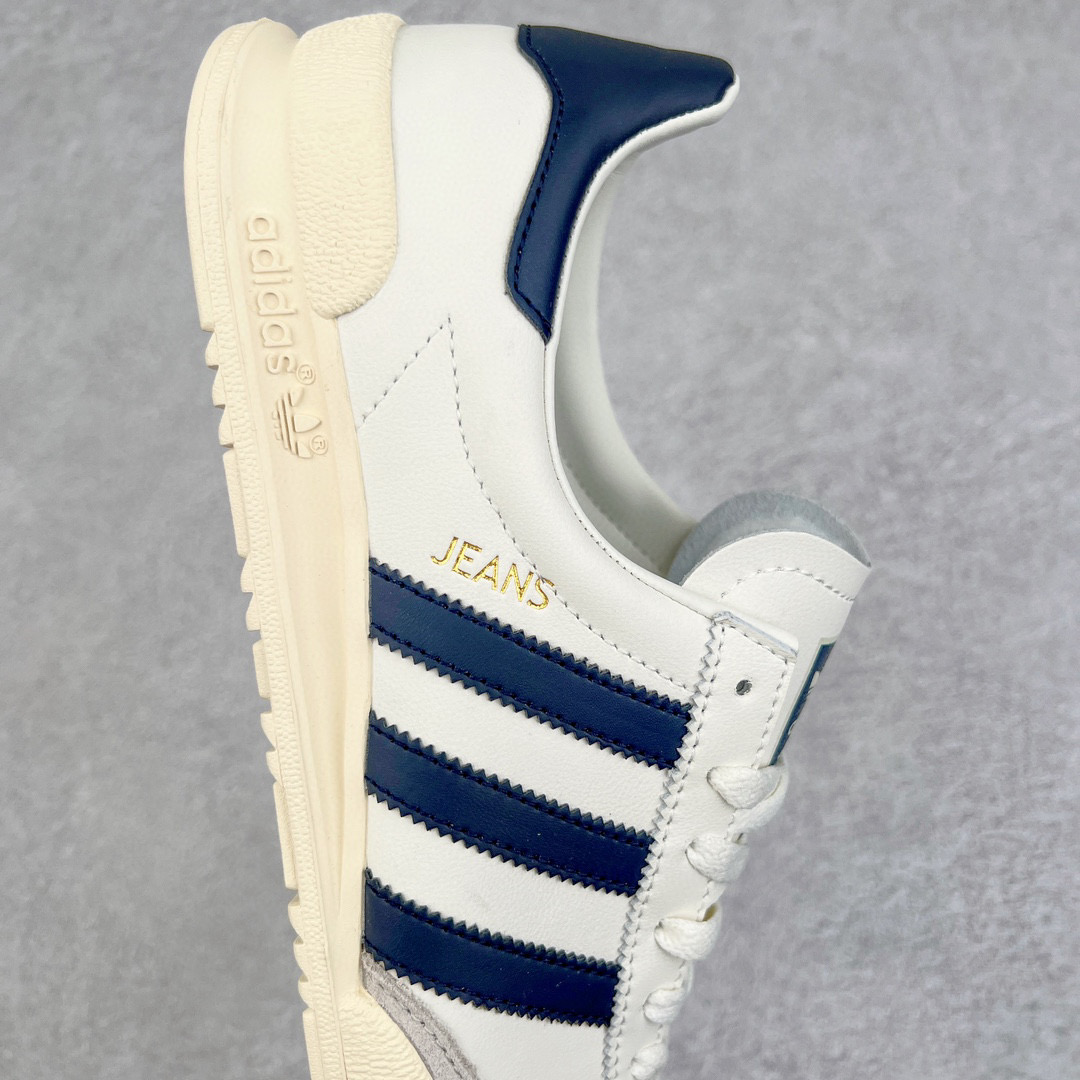 Adidas originals Jeans  低筒 潮流休闲 复古板鞋 休闲鞋 男鞋 女鞋 白藍  GY7436
