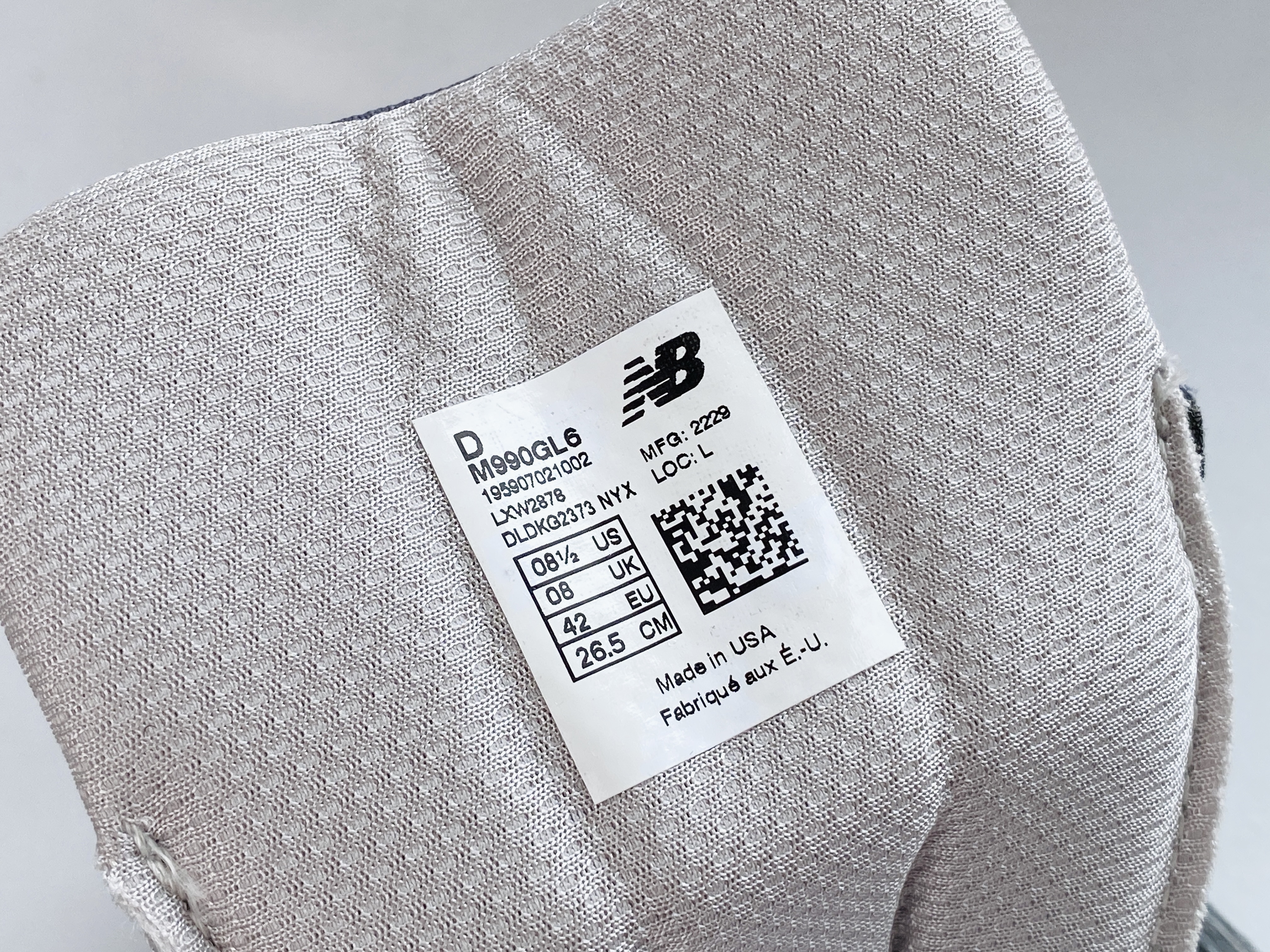 新版 New Balance 990 V6 元祖灰色 低筒 潮流复古跑鞋 减震防滑 休闲鞋 板鞋 运动鞋 波鞋 男鞋 女鞋 M990GL6