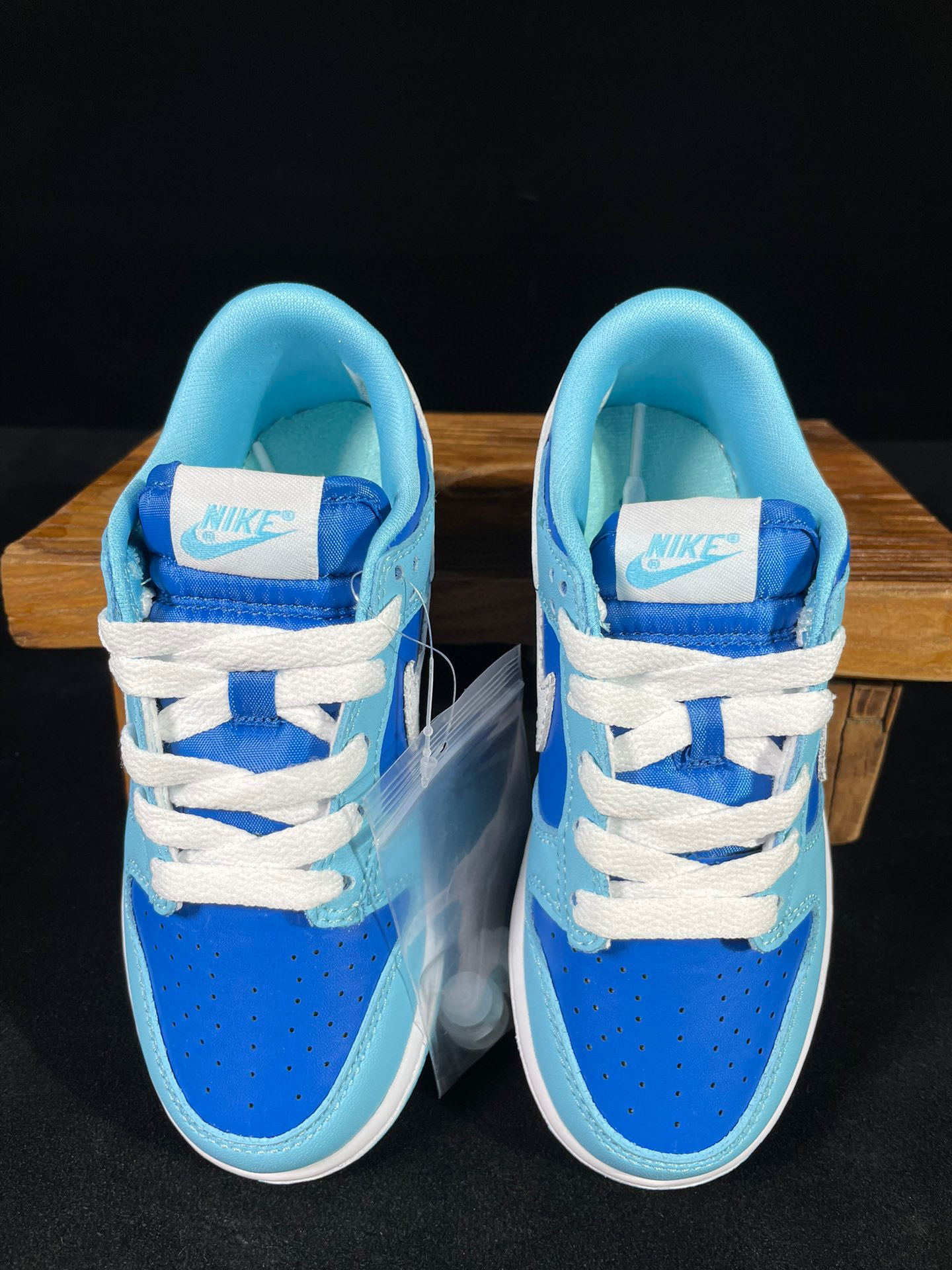 童鞋 Dunk Low Retro QS Argon 复古休闲 板鞋 中童鞋 蓝色 DV2635-400