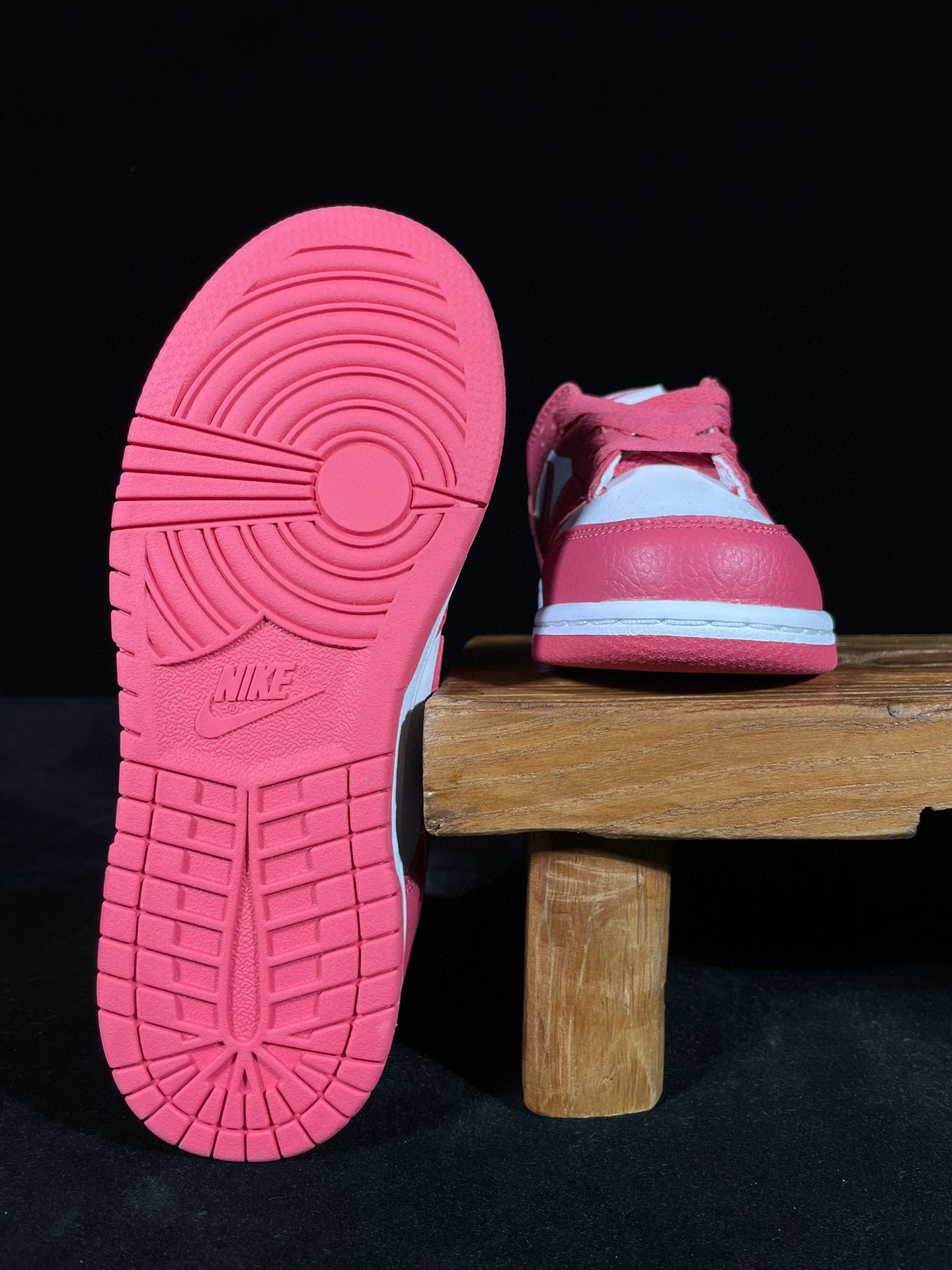 童鞋 Dunk Low Gypsy Rose 复古休闲 板鞋 中童鞋 荔枝红 DC9564-111