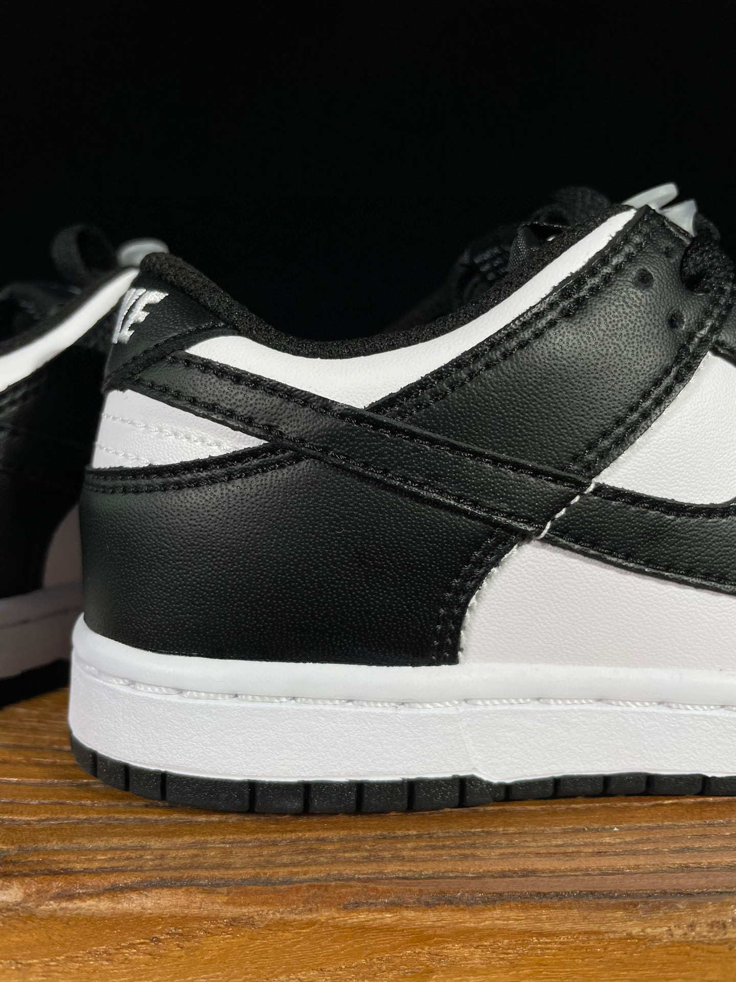  童鞋 Dunk Low White Black 复古休闲 板鞋 中童鞋 黑白熊猫 CW1588-100