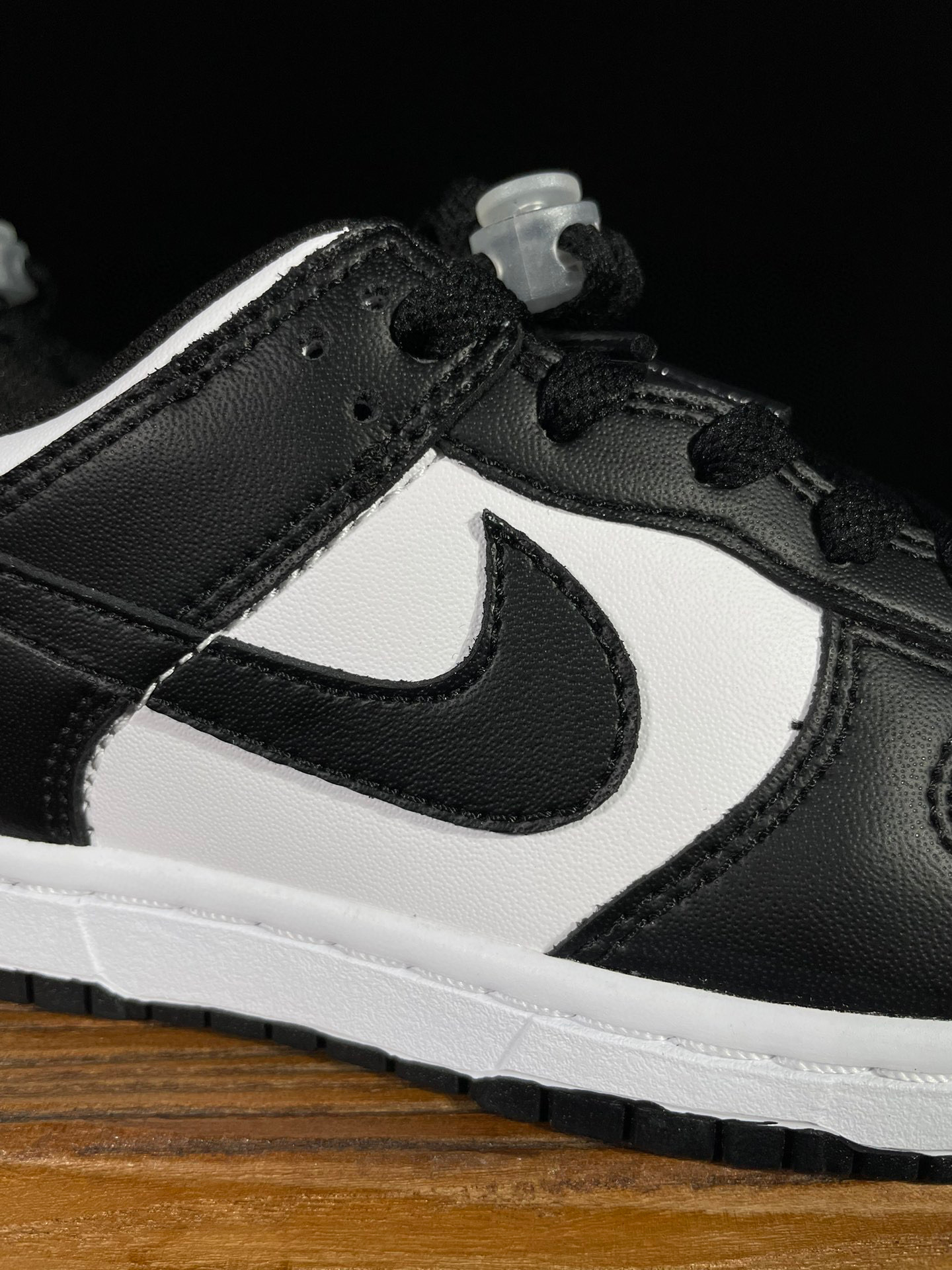  童鞋 Dunk Low White Black 复古休闲 板鞋 中童鞋 黑白熊猫 CW1588-100