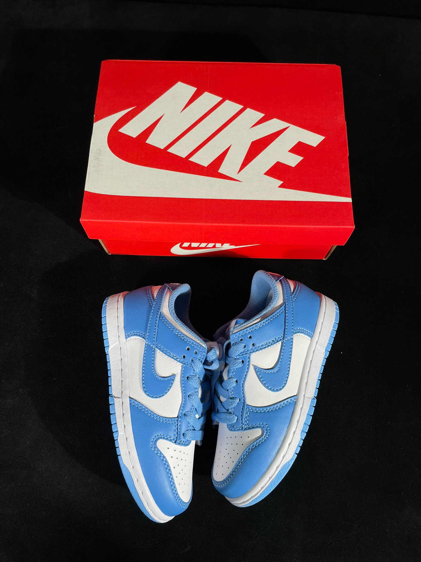 童鞋 Dunk Low University Blue 复古休闲 板鞋 中童鞋 大学蓝 CW1588-103