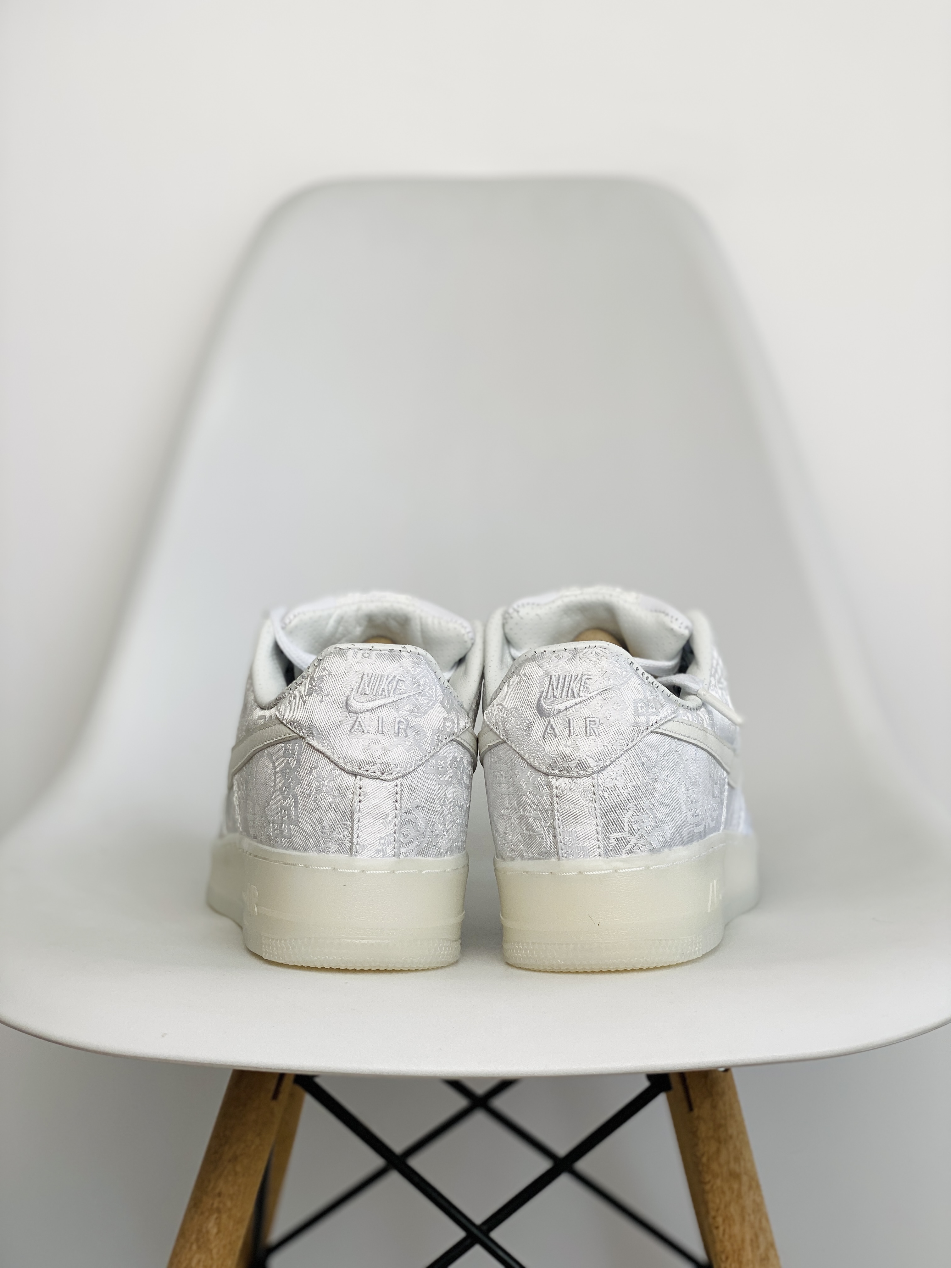  CLOT Air Force  1 Low World 陳冠希 撕撕樂  低筒 篮球鞋 运动鞋 休闲鞋 男鞋 白絲綢 AO9286-100