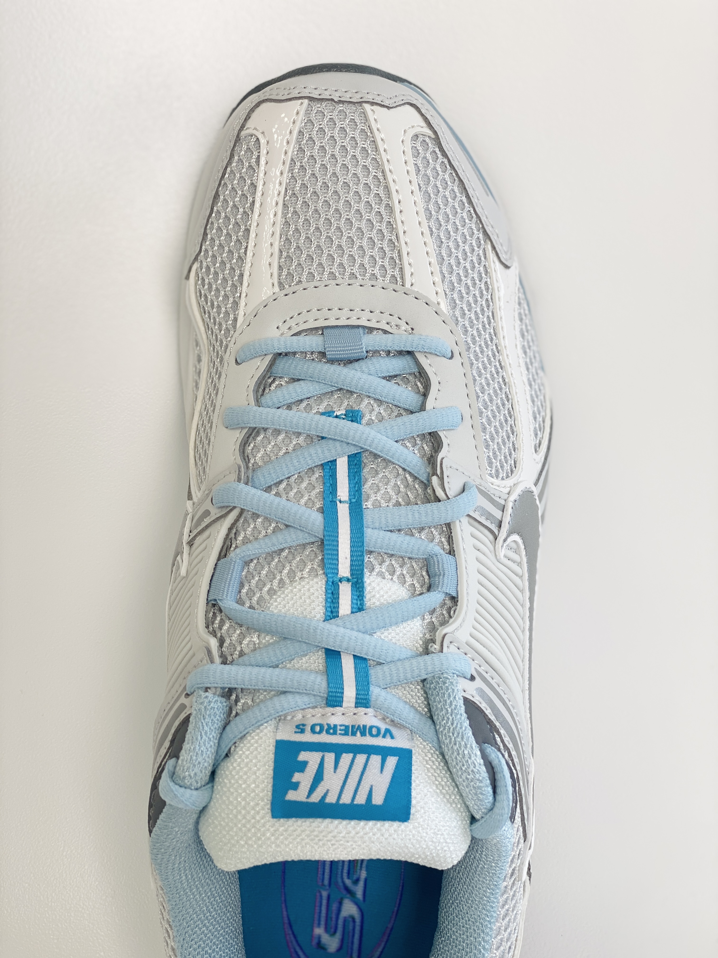 新版 Nike Air Zoom Vomero 5  前后 气垫 低筒 跑步鞋 运动鞋 男鞋 女鞋 波鞋  灰藍色 FN3432-001