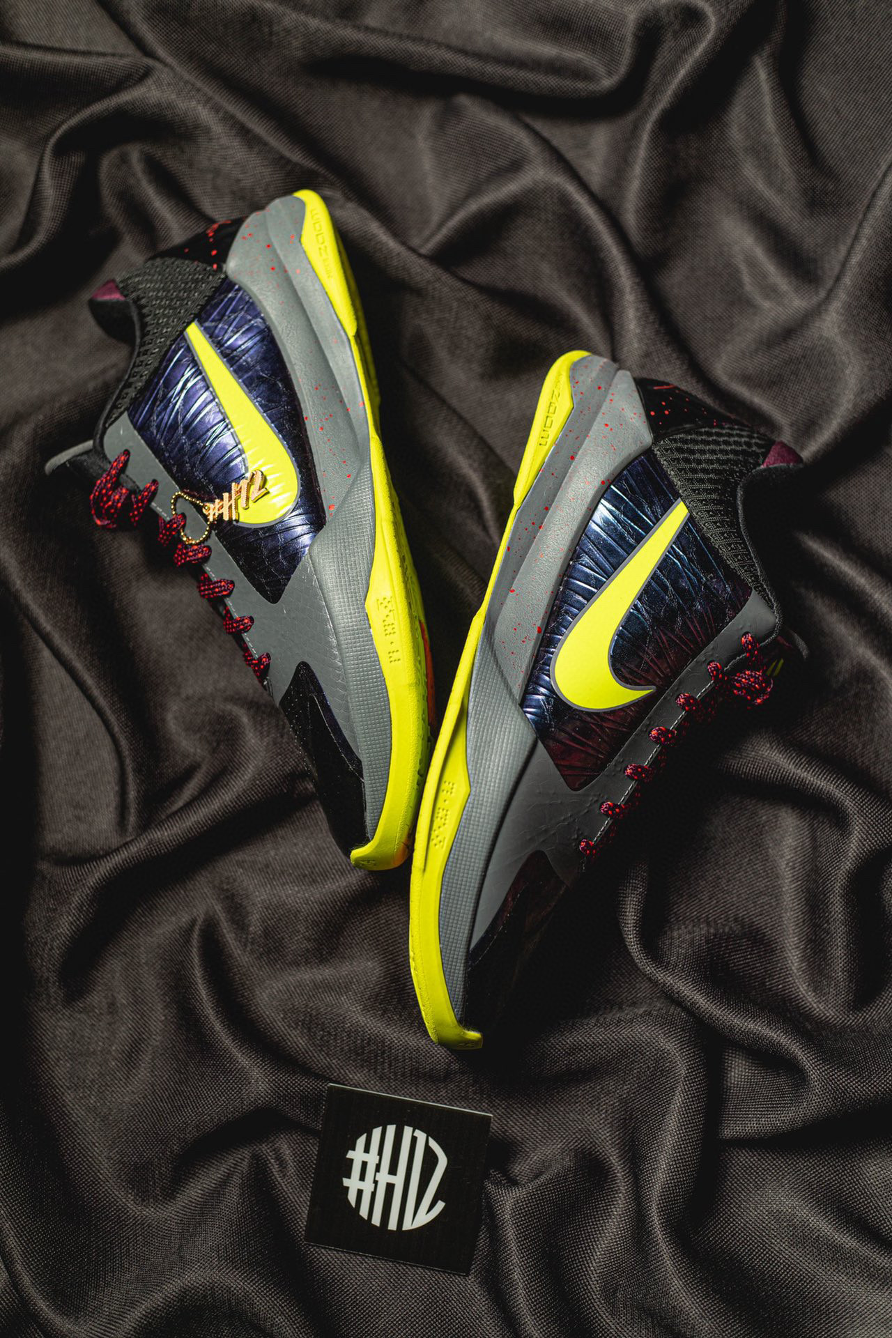 到货后不可临时取消退换 H12 KOBE5  Chaos  低筒 前掌气垫 球鞋 籃球鞋 實戰鞋  真碳板 男鞋 暗黑小丑CD4991-001