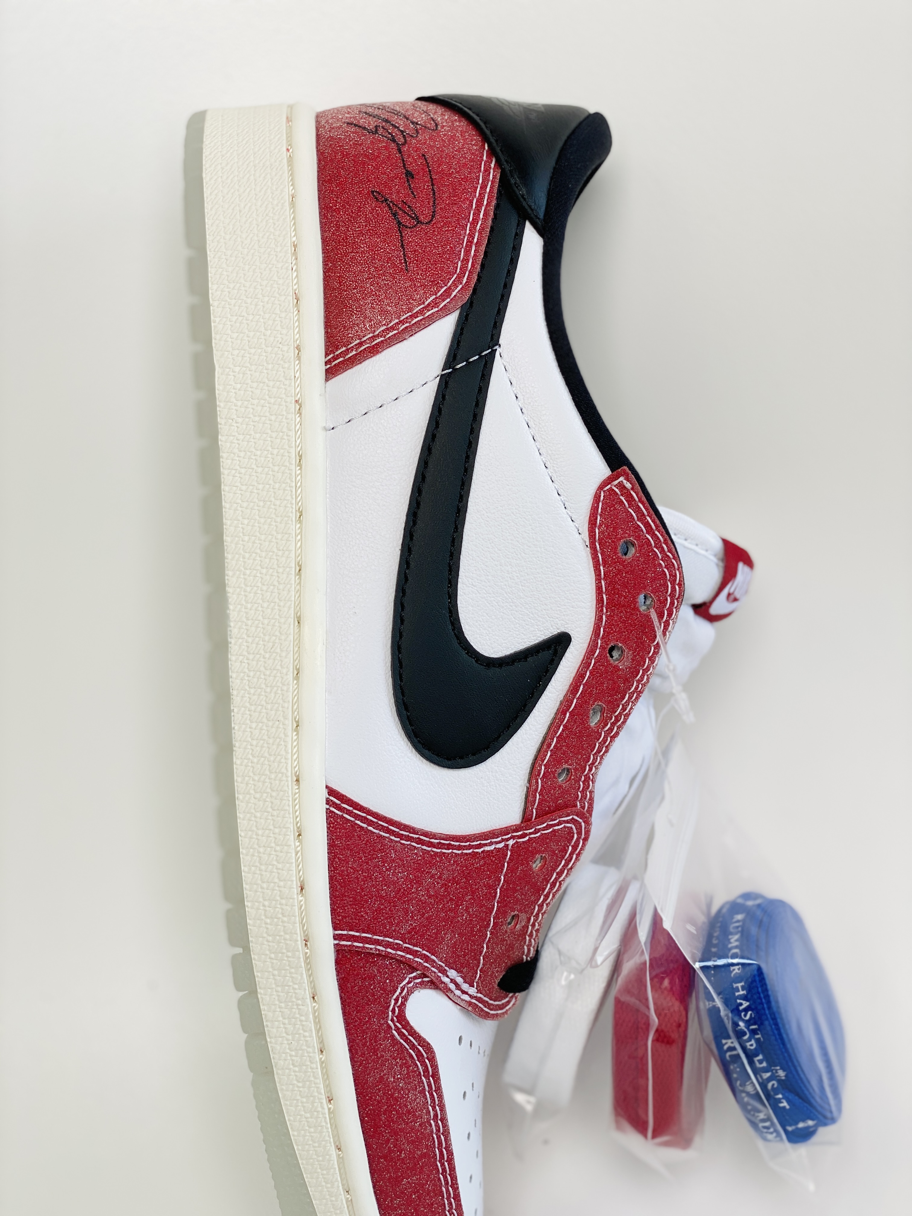 Trophy Room Jordan Air Jordan 1 Low OG 乔丹之子 低筒 板鞋 休闲鞋 男鞋 白红 FN0432-017