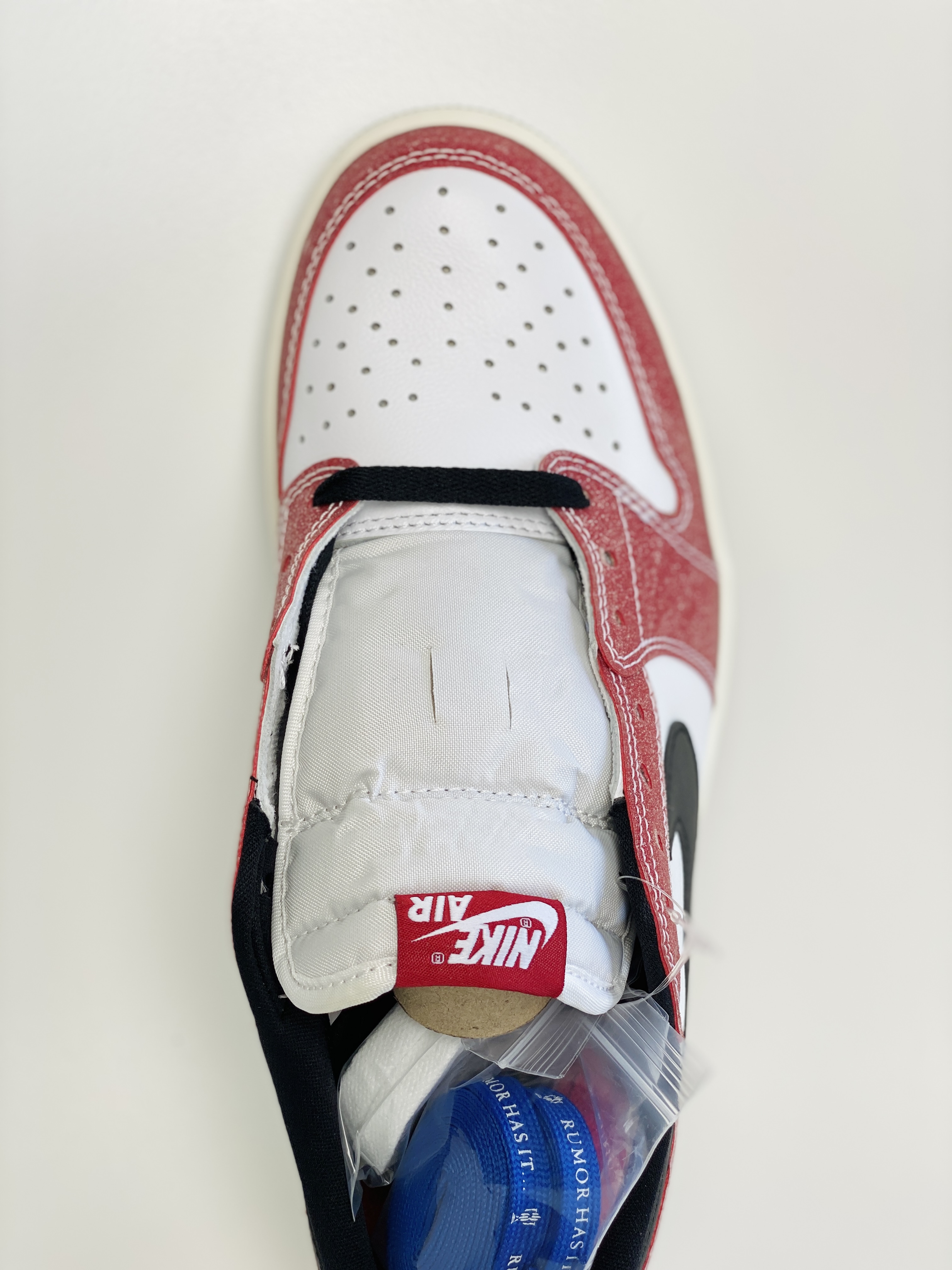 Trophy Room Jordan Air Jordan 1 Low OG 乔丹之子 低筒 板鞋 休闲鞋 男鞋 白红 FN0432-017