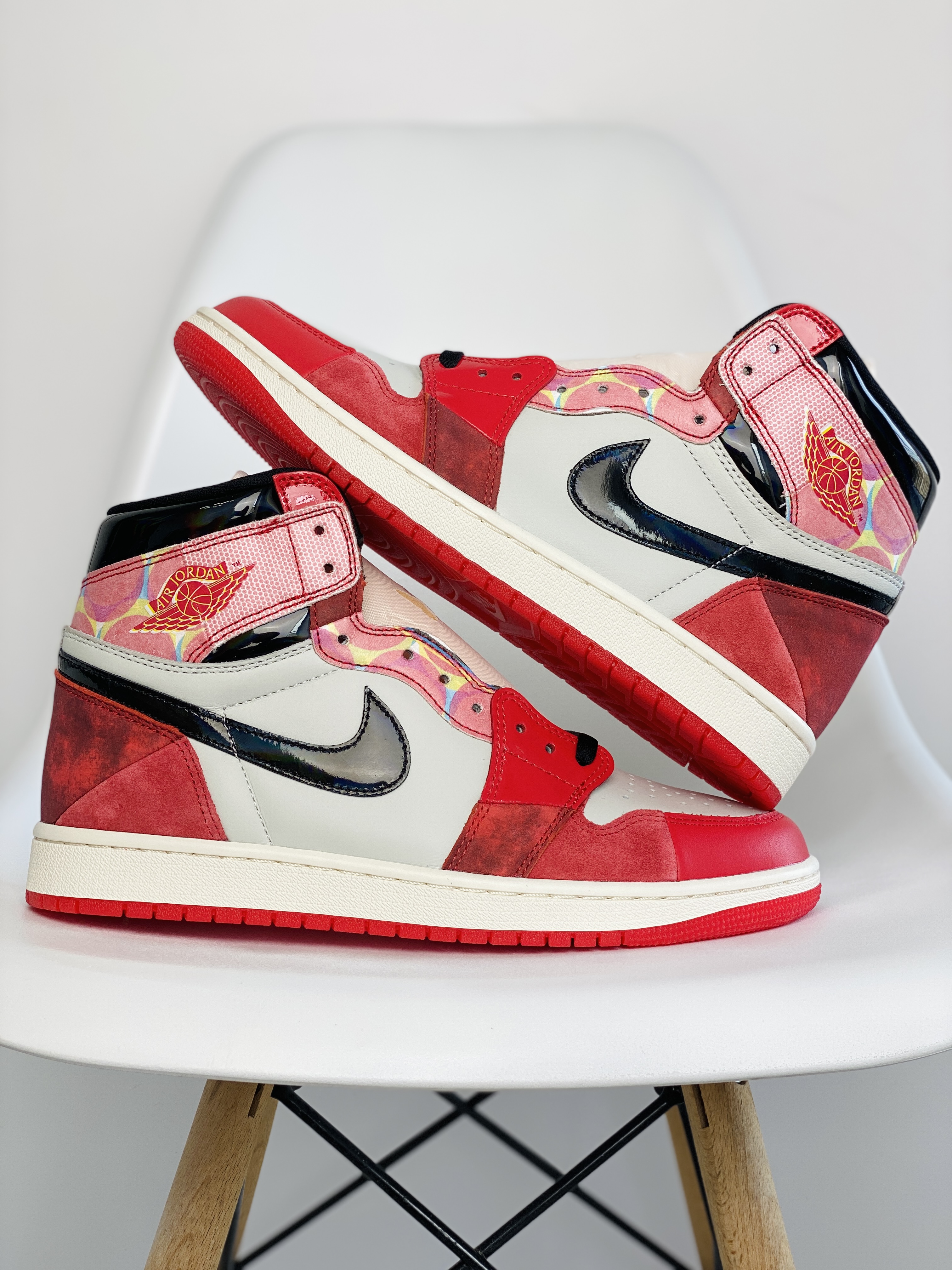 荧光版 Jordan Air Jordan 1 Retro High OG " Next Chapter "蜘蛛侠2.0 红黑 高筒 籃球鞋 球鞋 板鞋 运动鞋 男鞋 DV1748-601 