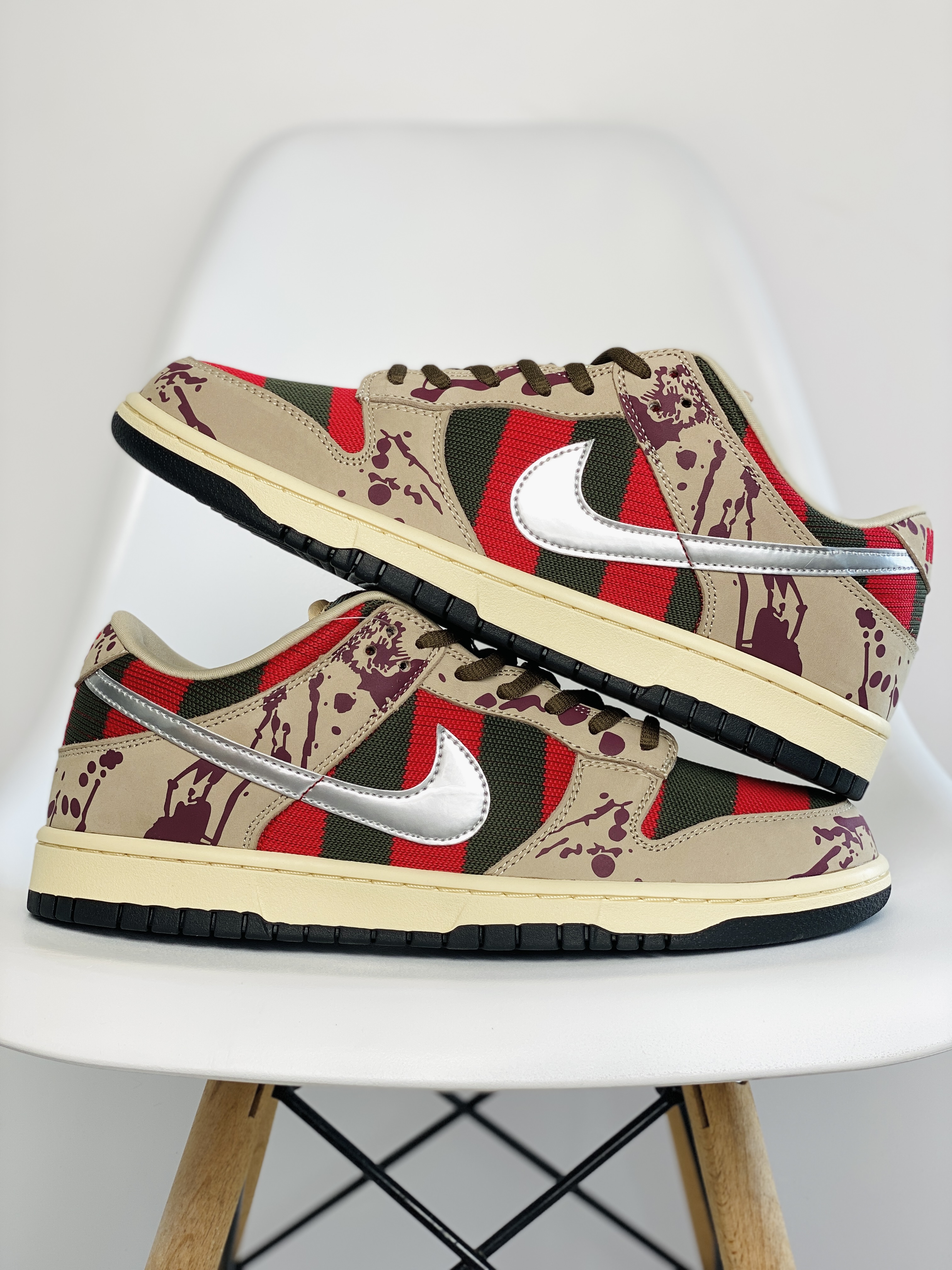 Nike Dunk SB Low Freddy Krueger 猛鬼街 灰红 低筒 休闲鞋 板鞋 男鞋 女鞋 313170-202