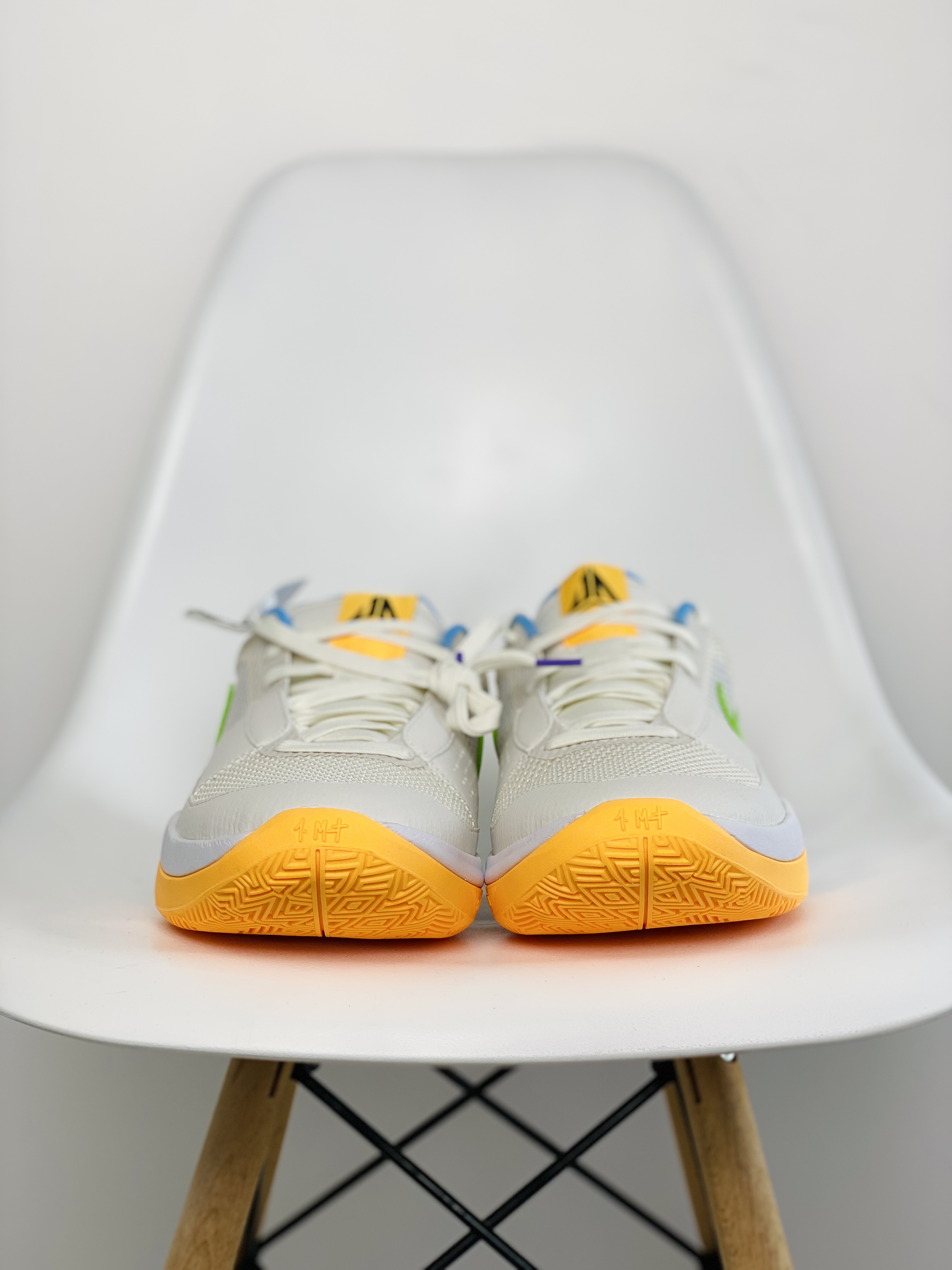 滅世 莫兰特 1代  Nike Zoom JA1   Trivia 低筒 前後氣墊 耐磨透氣 實戰籃球鞋 波鞋 球鞋 男鞋 波鞋 灰蓝橙 DRR8786-001