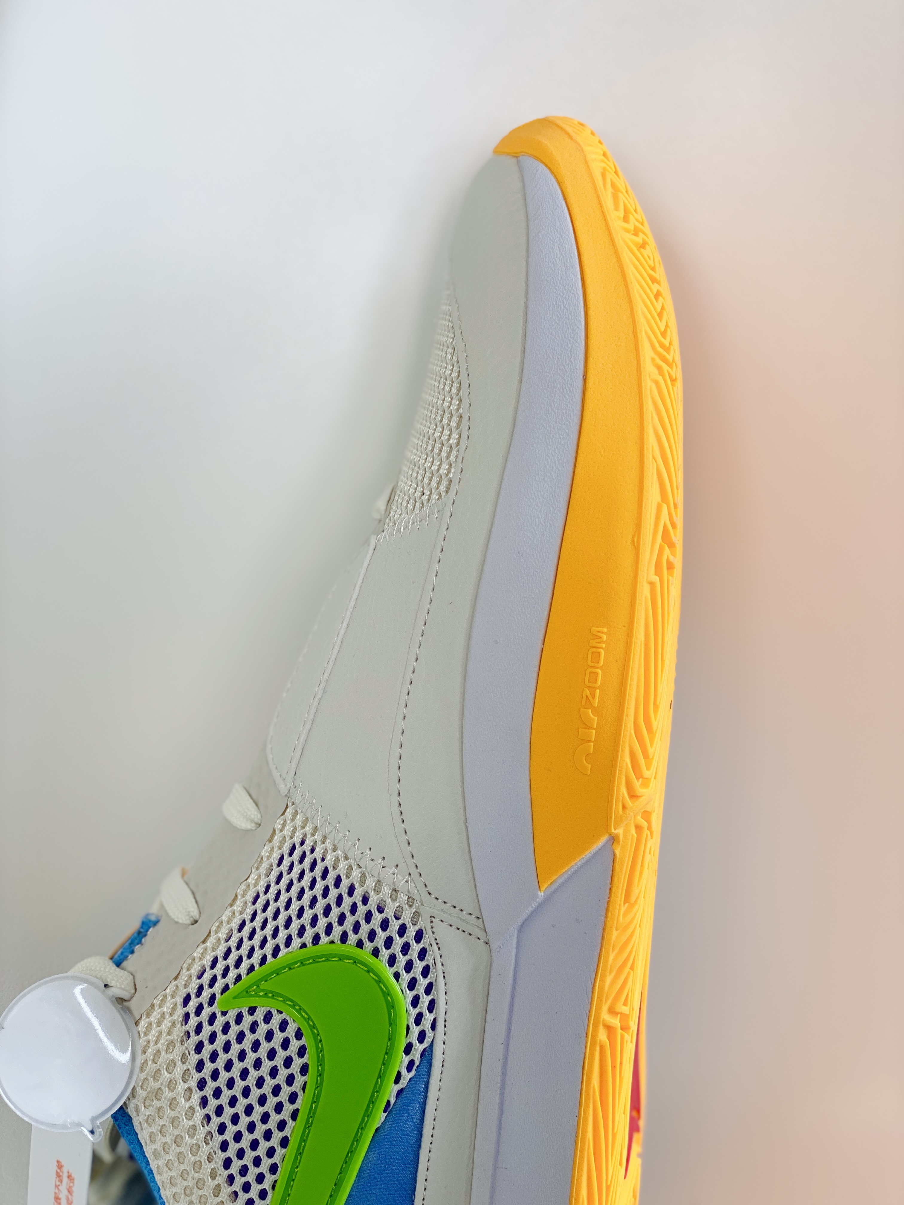 滅世 莫兰特 1代  Nike Zoom JA1   Trivia 低筒 前後氣墊 耐磨透氣 實戰籃球鞋 波鞋 球鞋 男鞋 波鞋 灰蓝橙 DRR8786-001