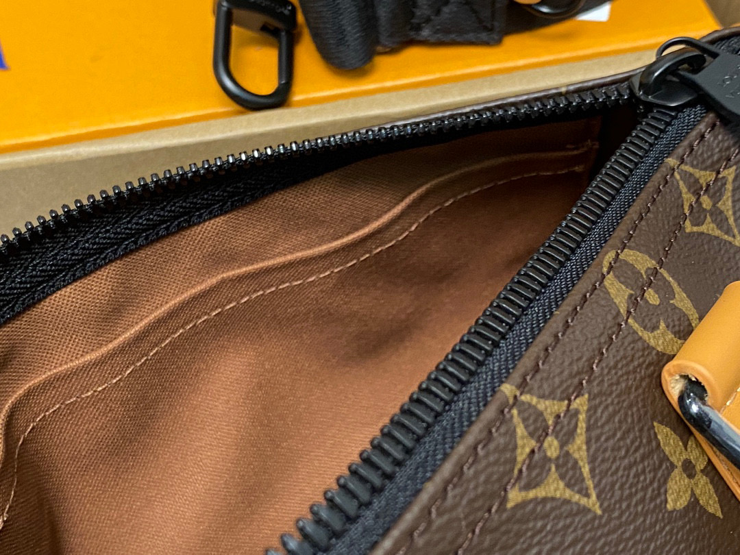 LOUIS VUITTON keepall 25  可调节肩带 斜挎包 单肩包 手提包 橙色 m46687