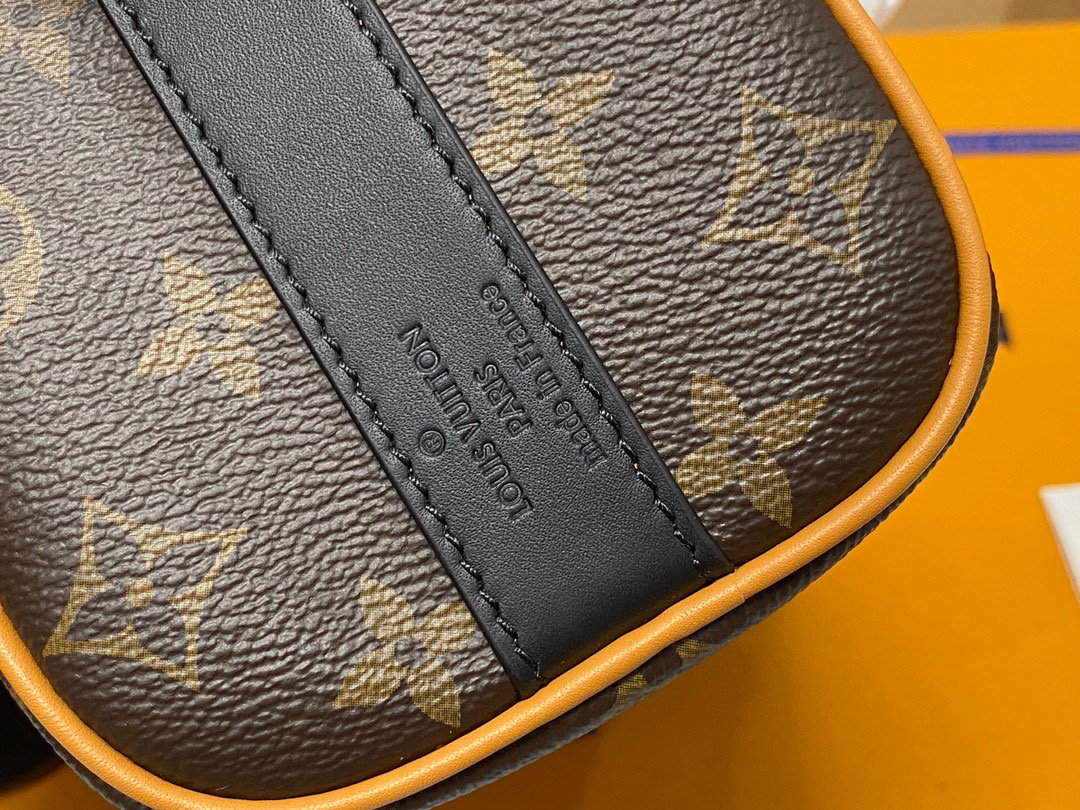 LOUIS VUITTON keepall 25  可调节肩带 斜挎包 单肩包 手提包 橙色 m46687